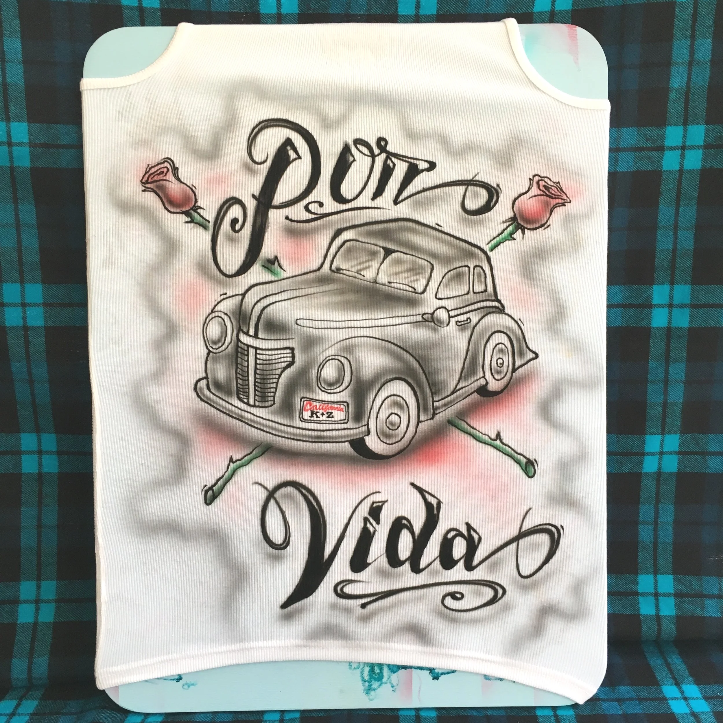 Custom T-Shirt, Airbrush. 2019