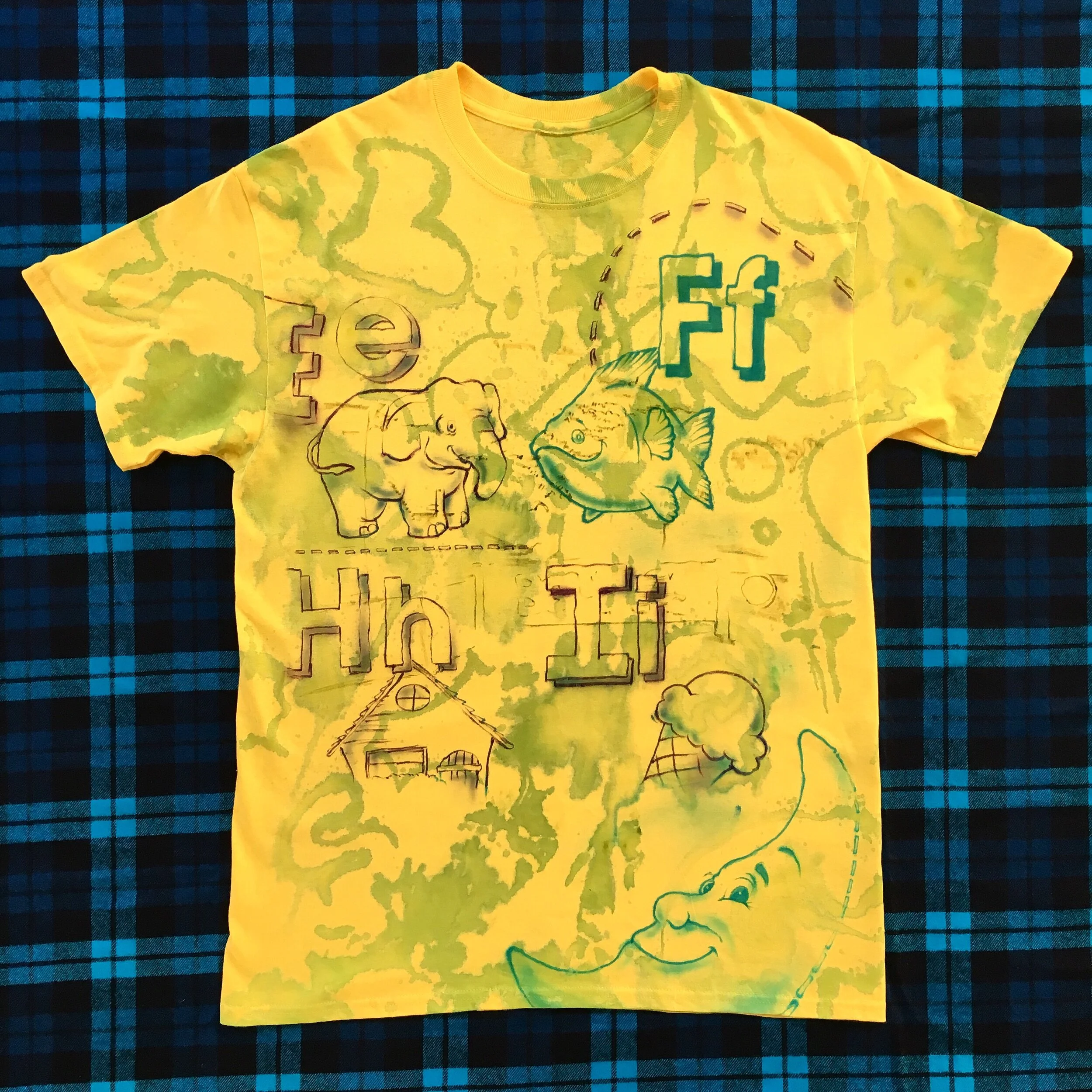 Custom airbrush t-shirt, 2019