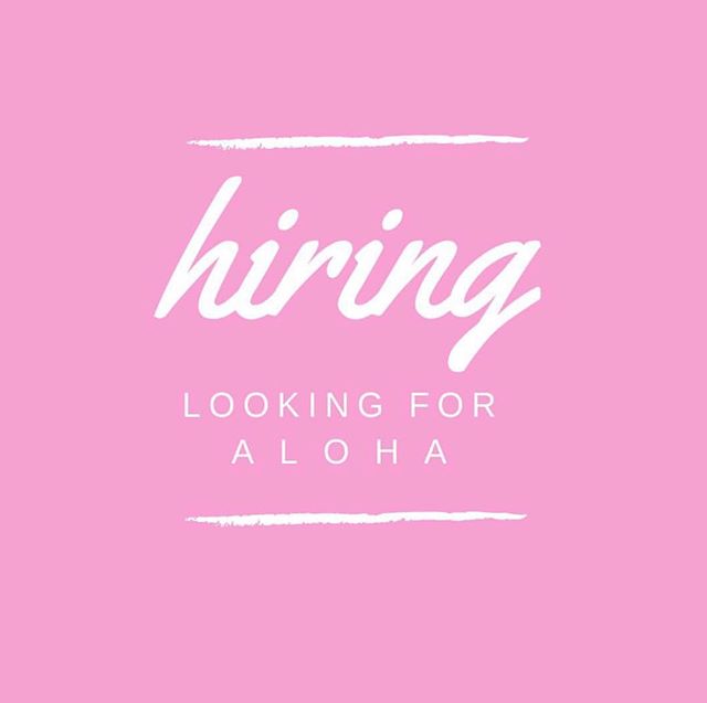 We are now hiring additional kitchen help, grill cooks, prep and cashier positions.&nbsp;&nbsp;If you have experience in these areas and feel you do things with &ldquo;Aloha&rdquo; please send resume to sideofaloha@gmail.com. 
Include a short paragra