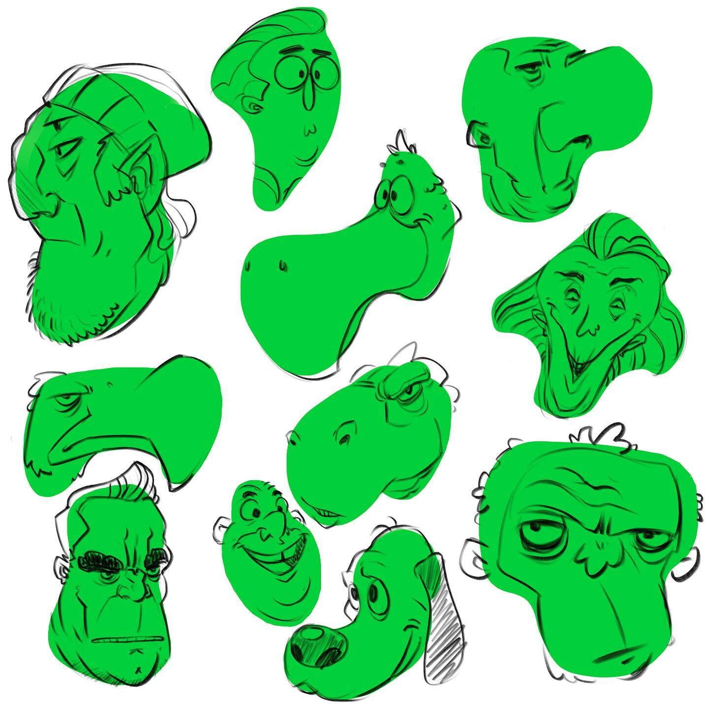 I should be sleeping but here are some shape doodles instead

#art #artist #artistsoninstagram #instaart #digitalart #doodle #sketching #procreate #procreateart #ipadpro #applepencil #heads #characterdesign #character #heads