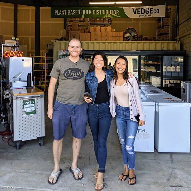 We visited @vedge.co to talk story with their founder, Trevor, about being the first 💯% plant-based bulk distributor in Hawaii. ⁣
⁣
It started as a passion project but is quickly growing with the demand in the community. They help businesses provide