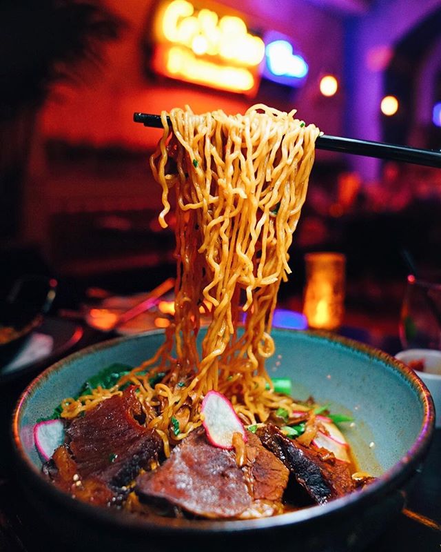 Beef &amp; broccoli noodles, another excellent dish from the eclectic @calledaonyc- Chinese/Cuban fusion! The smoked short rib, Chinese broccoli, and la main noodles dressed in garlic hoisin make for a perfect flavor combo.
.
.
.
.
.
.
.
.
.
.#nycfoo