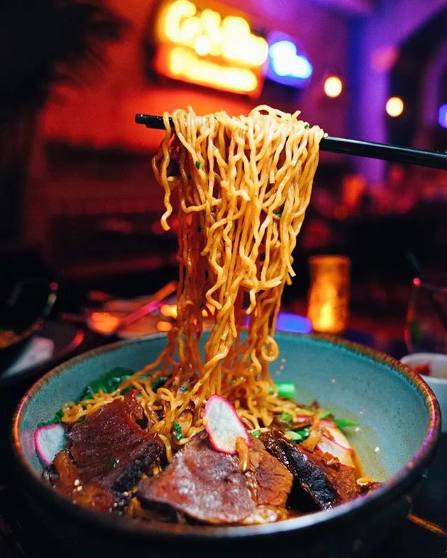 Beef &amp; broccoli noodles, another excellent dish from the eclectic @calledaonyc- Chinese/Cuban fusion! The smoked short rib, Chinese broccoli, and la main noodles dressed in garlic hoisin make for a perfect flavor combo.
.
.
.
.
.
.
.
.
.
.#nycfoo