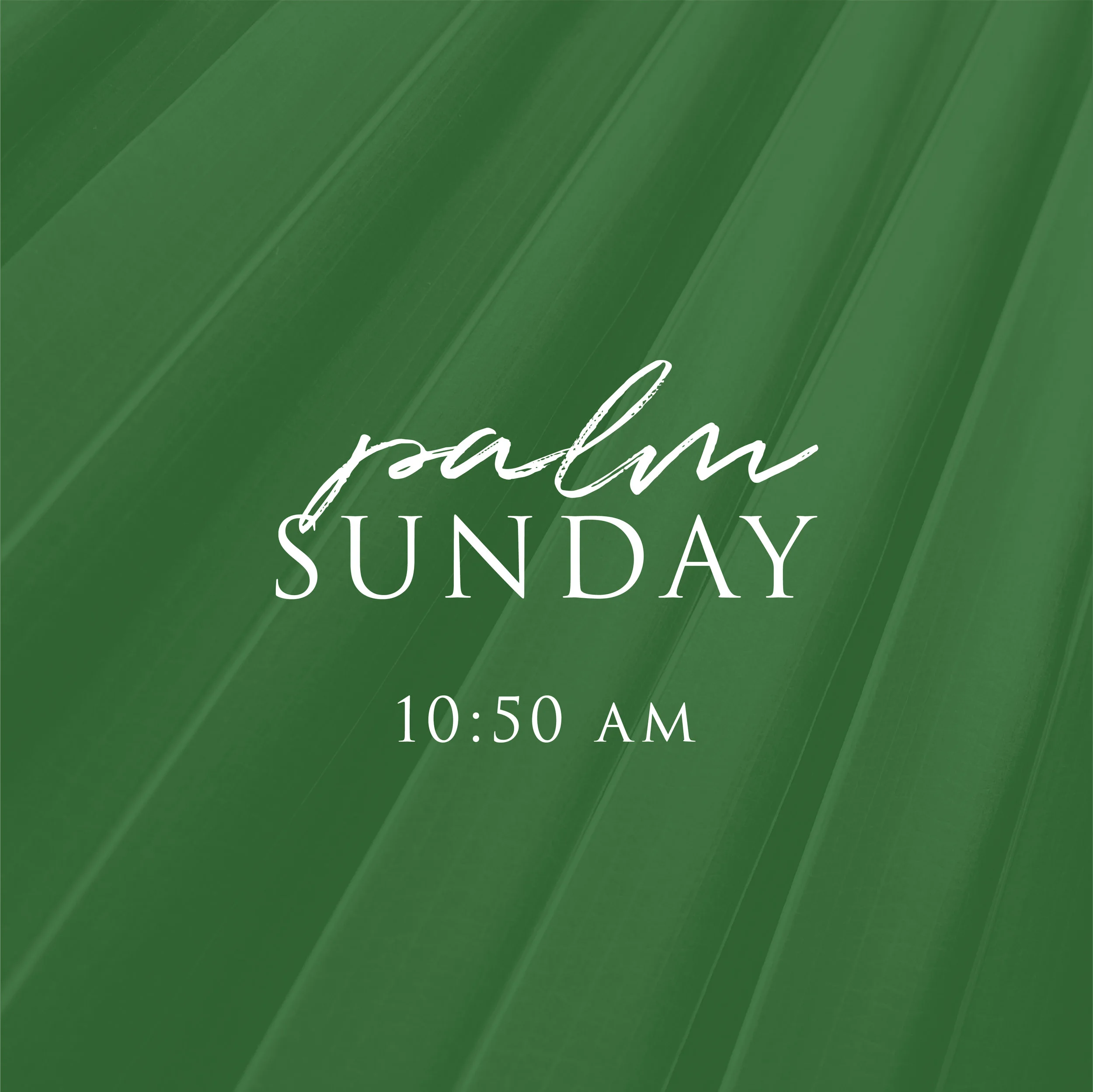 Palm Sunday Worship
