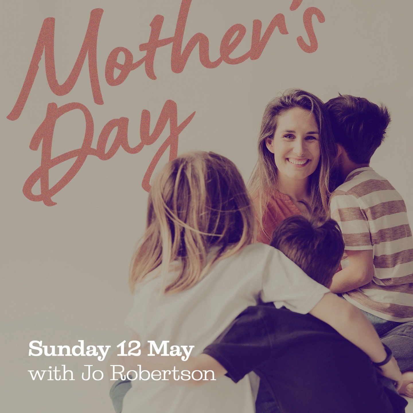 Coming Up! 

Tēnā koutou, this Mother's Day Sunday we're excited to have the one and only Jo Robertson sharing with us! Jo is a therapist, educator, researcher, and mother. She is married to Dave, and together they have three wonderful boys, Jack, Be
