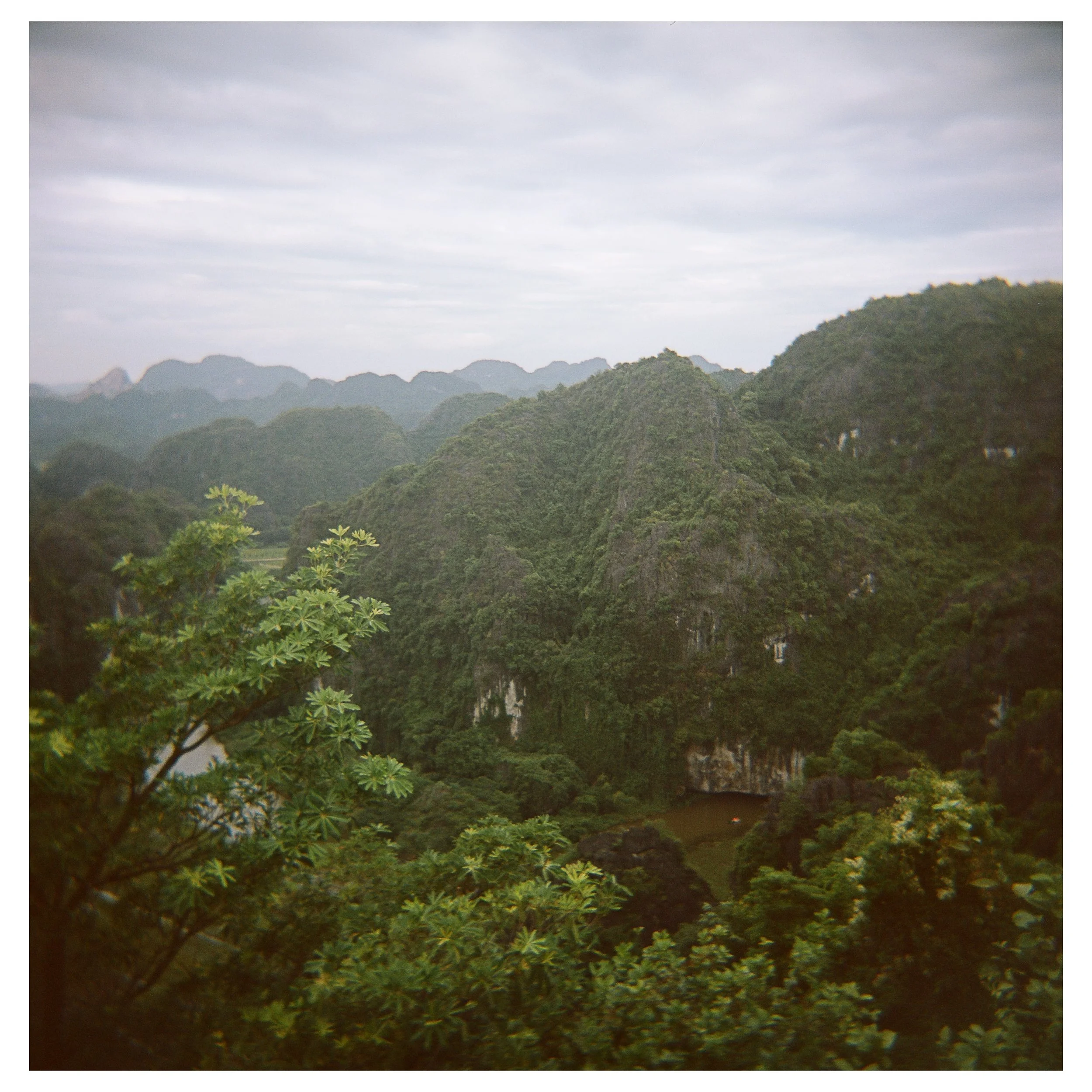 &lsquo;Beneath the Dragon&rsquo;
.
.
Ascending the 500 stone steps to the limestone peak of Lying Dragon Mountain in Ninh Binh, Vietnam rewards visitors with a breathtaking view of Tam Coc valley and Mua Cave. It was late morning in July, the tempera