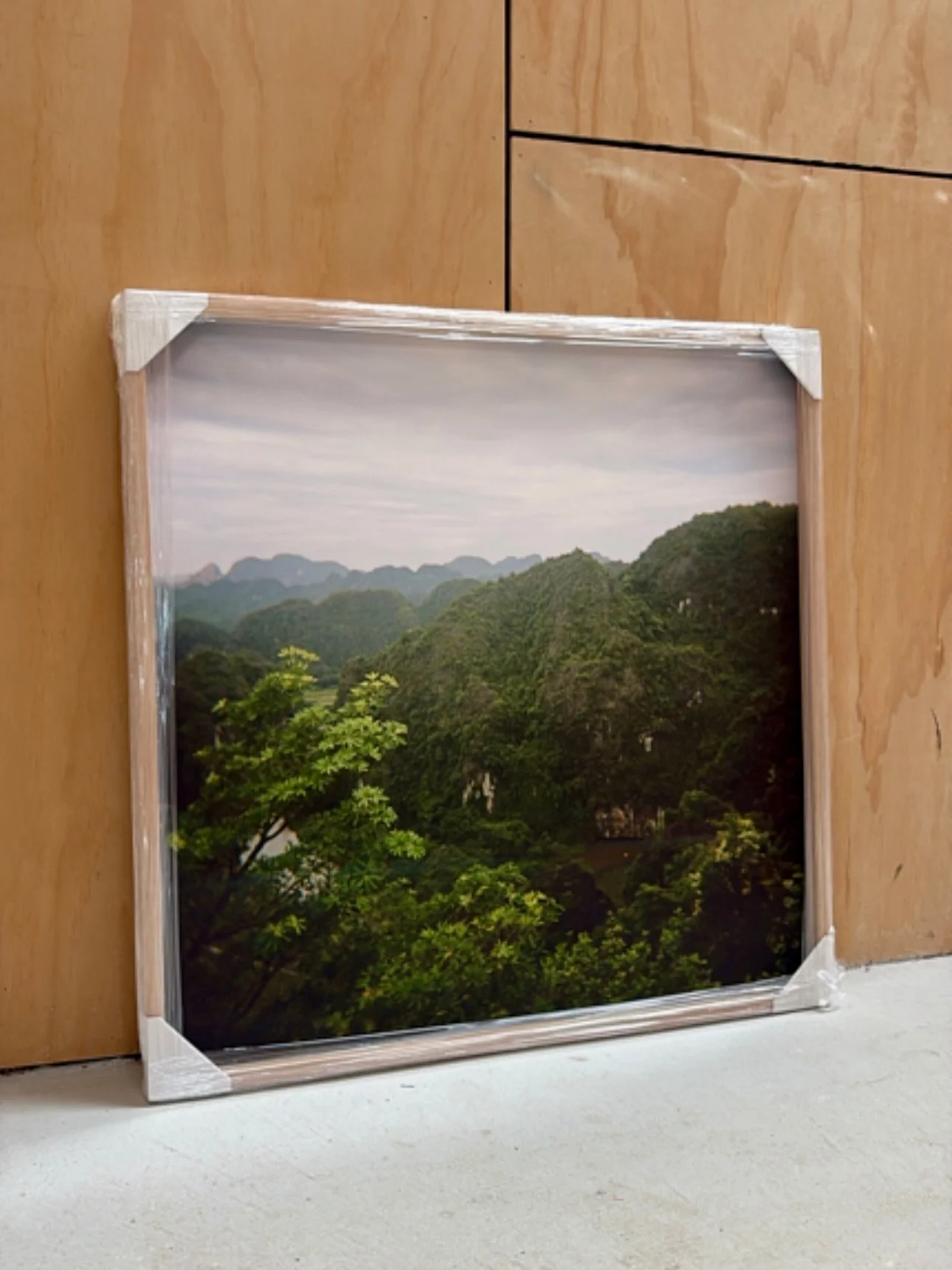Delivery day for @flindersartshow 
.
.
Beneath the Dragon🐉 
Ninh Binh, Vietnam 
Limited edition archival print 1/10
Medium format film 
900x900mm
Framed in natural oak with artglass
.
.
The Flinders Art Show is on this weekend from Friday 30th Octob