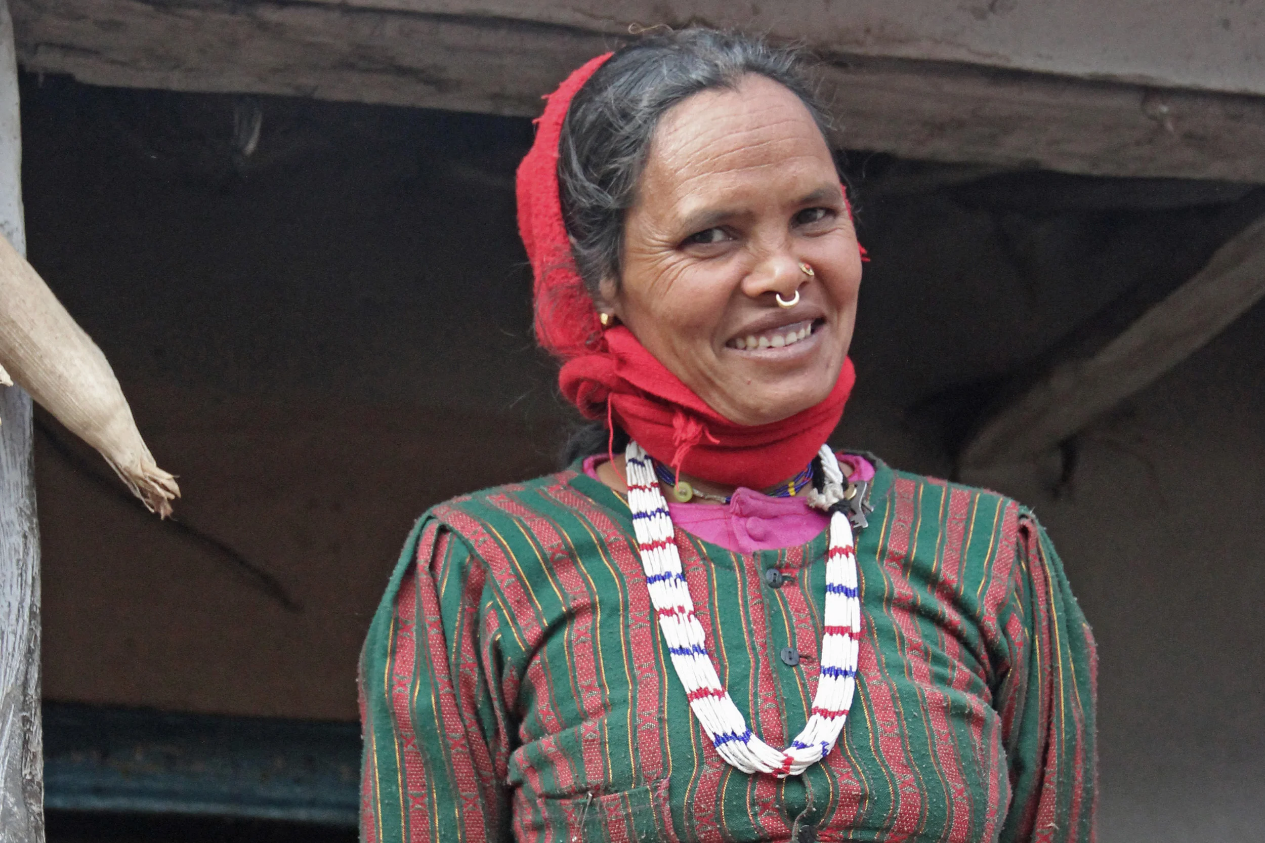 Dura Debi Sarki (Bajura) has five children and is a worker on RAP. She is proud and excited about earning wages for the first time in her life. 