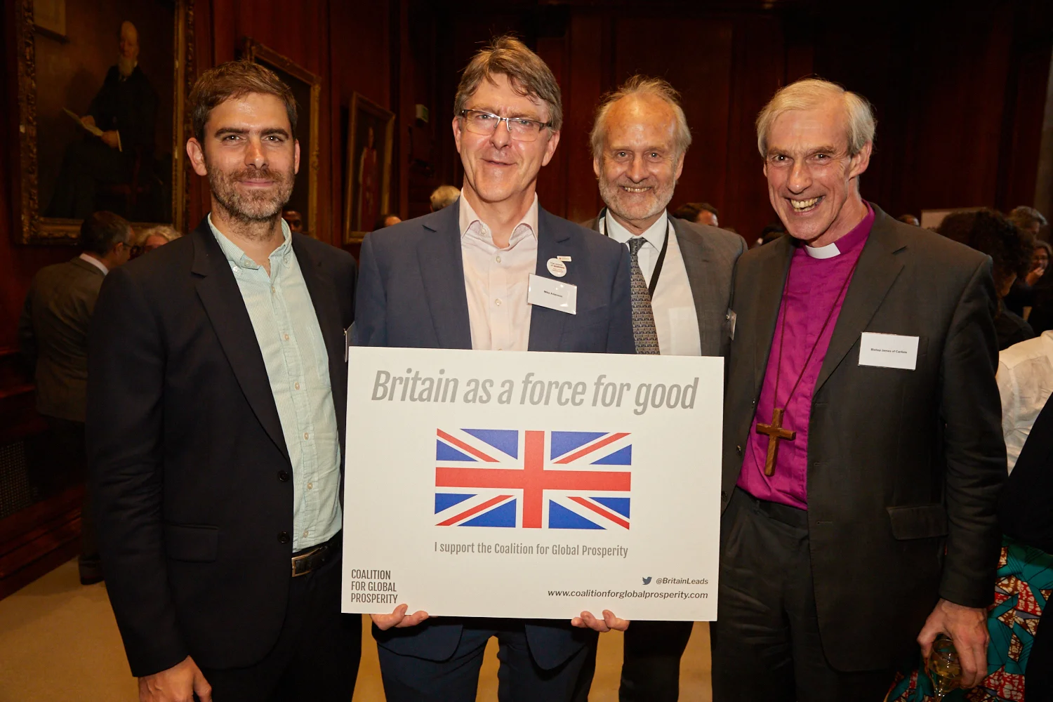 Matt Jackson, Matt Adamson, Myles Wickstead & The Rt Rev. Bishop of Carlisle