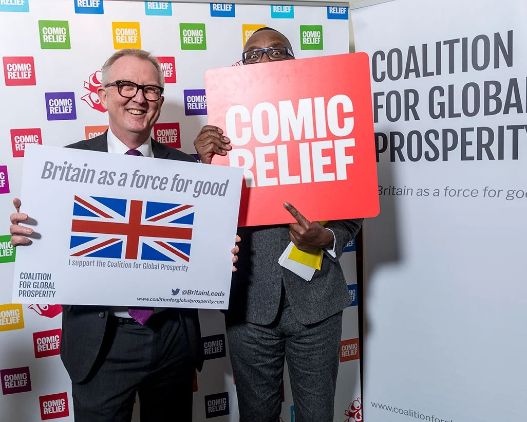 Ian Austin MP with Sir Lenny Henry