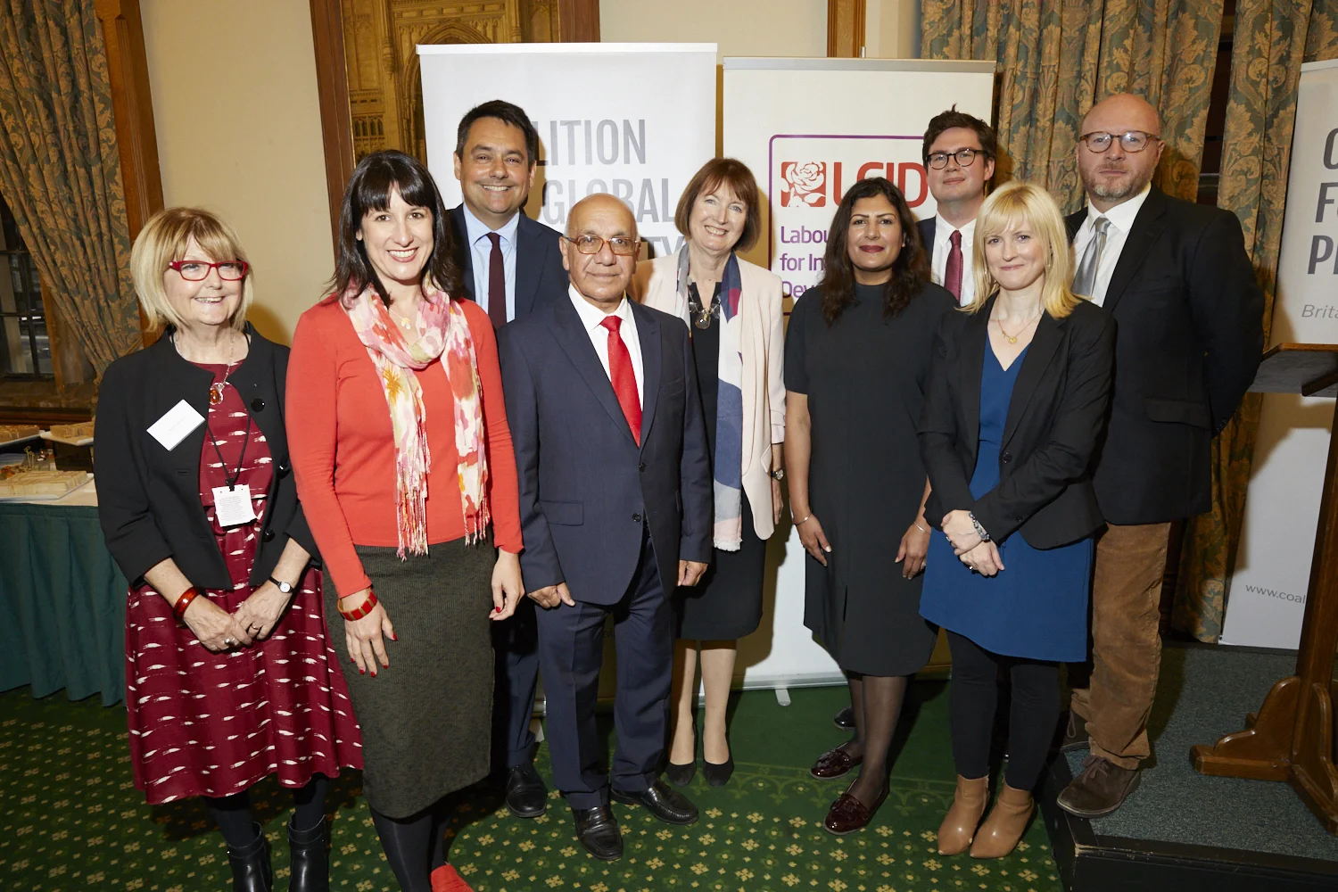 Guests & Speakers: Rachel Reeves MP, Stephen Twigg MP, Virendra Sharma MP, Rt Hon Harriet Harman MP, Preet Gill MP, Dan Carden MP, Rosie Duffield MP, Rt Hon Liam Byrne MP