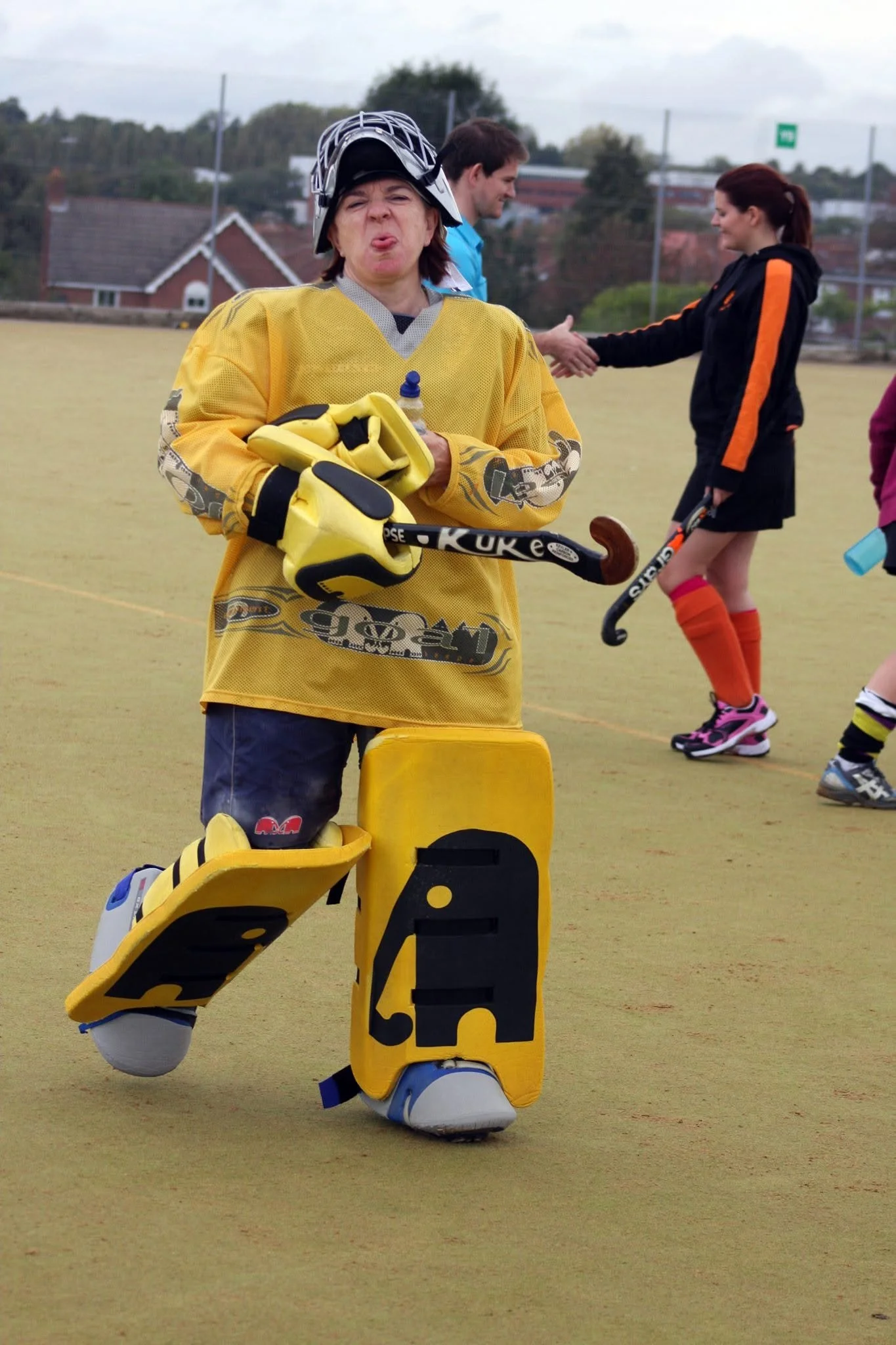 Linda in Goalie Kit