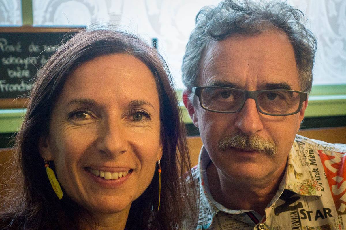 Valérie Dentan, assistante des Dicodeurs, et Daniel Rausis