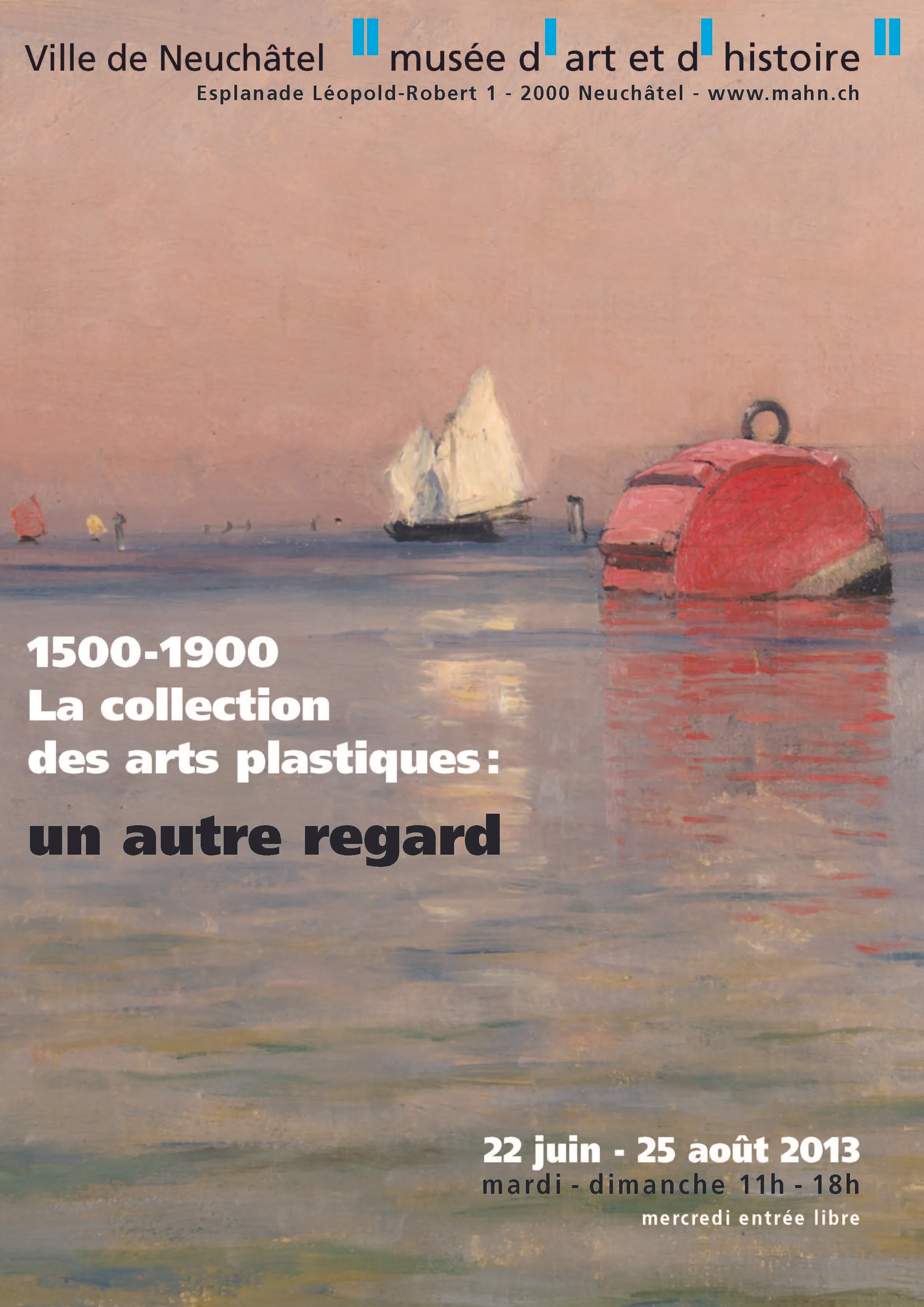 Affiche de l'exposition, qui s'est tenue dans les locaux de la Galerie C du 22 juin au 25 août 2013