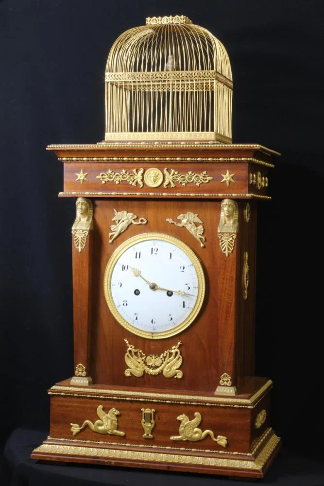 Pendule à oiseau chantant de Pierre Jaquet-Droz