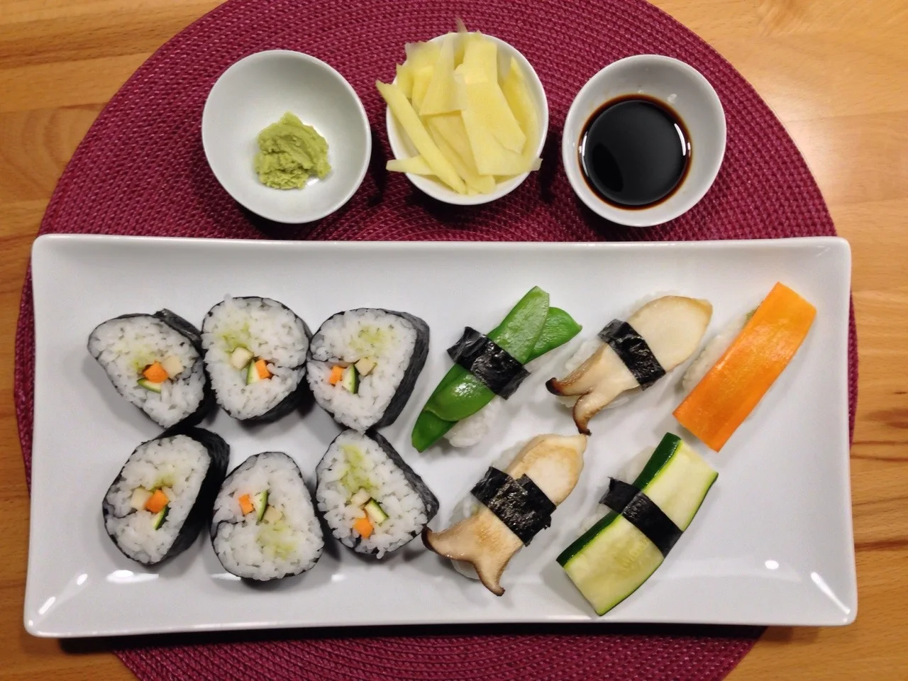 Sushi vegan