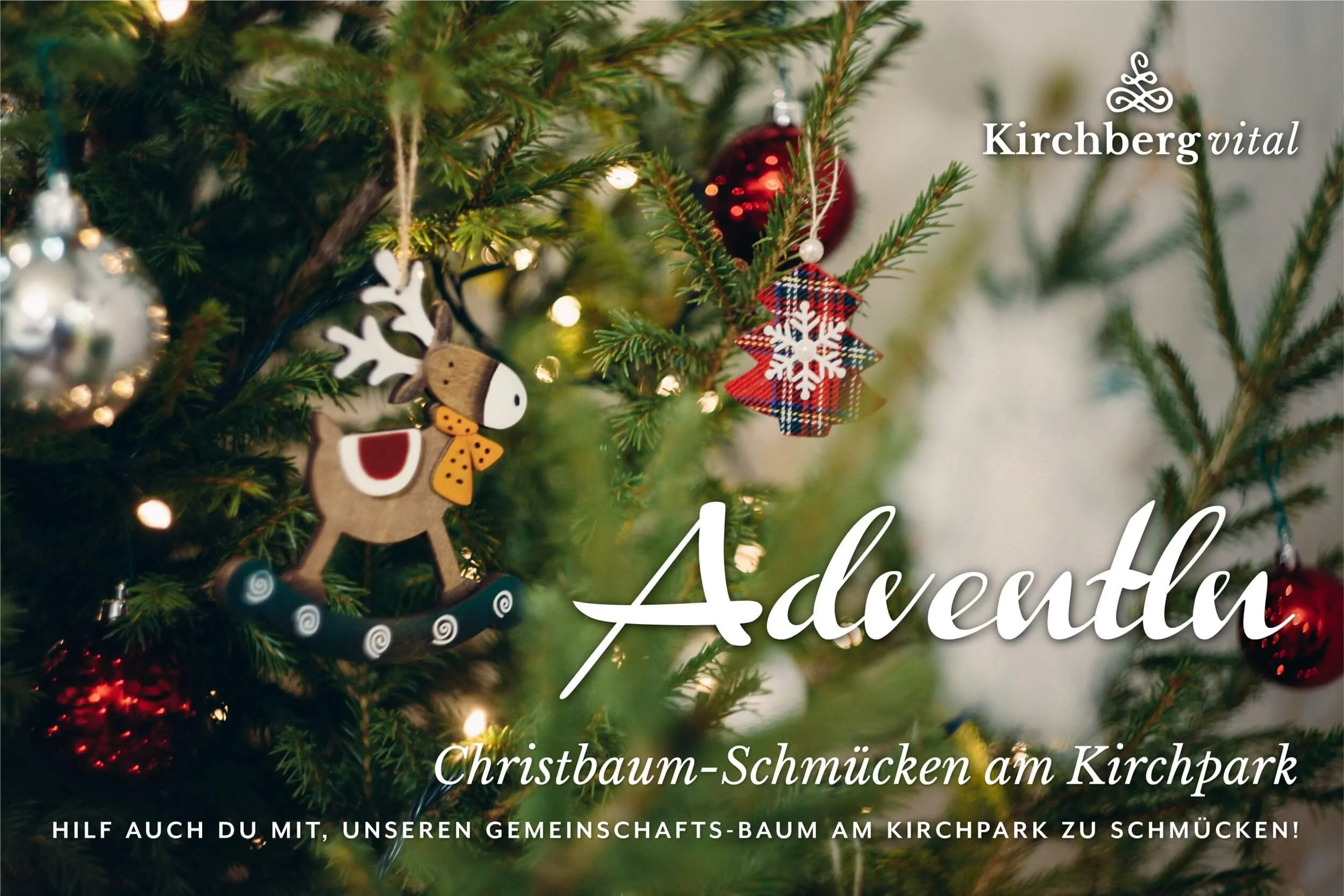 Christbaumschmuck für unseren Kirchpark-Baum