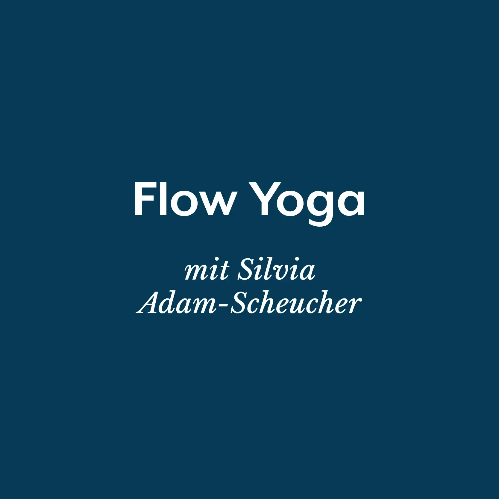 Flow Yoga