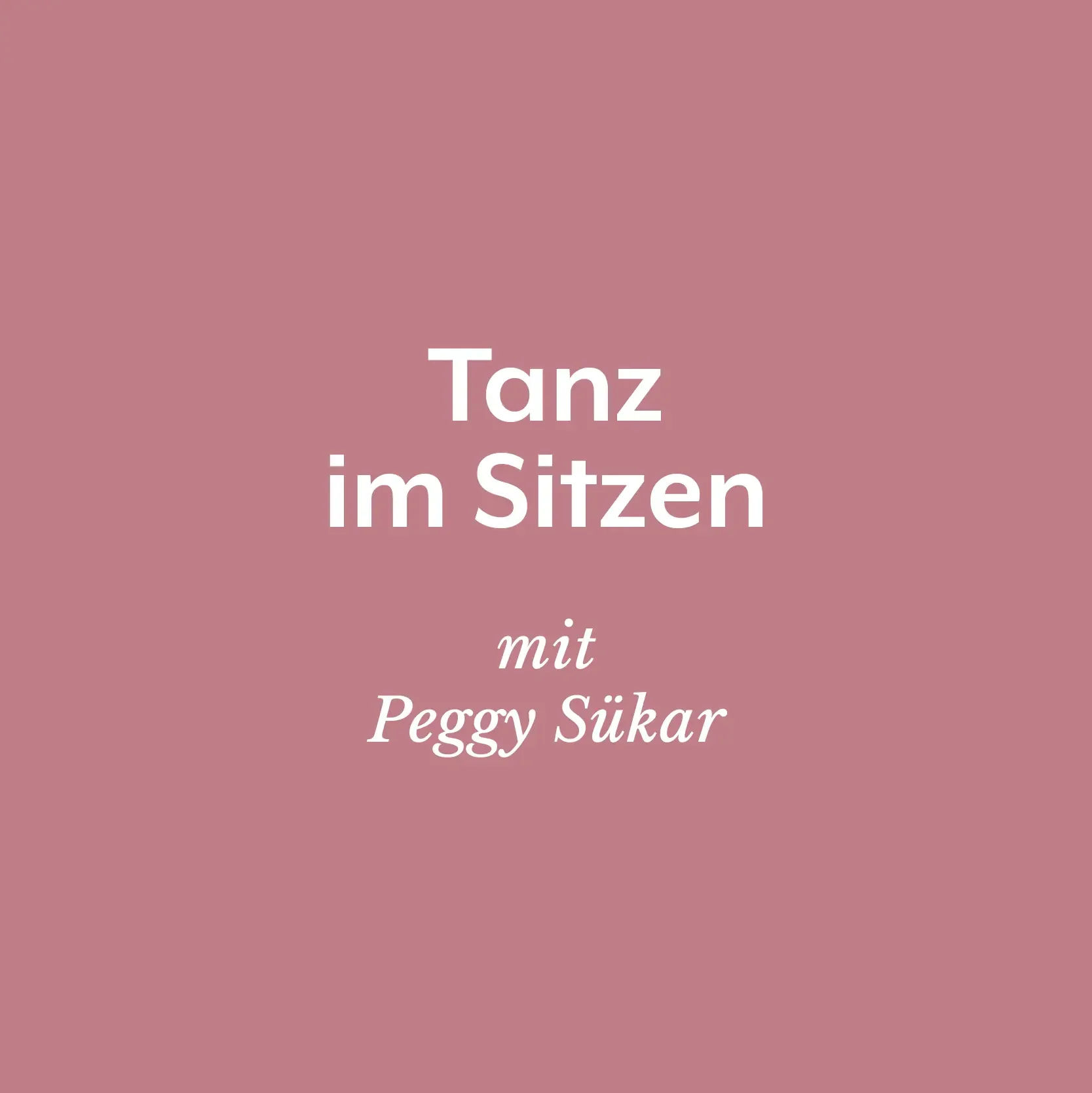 Tanz im Sitzen | Fitness