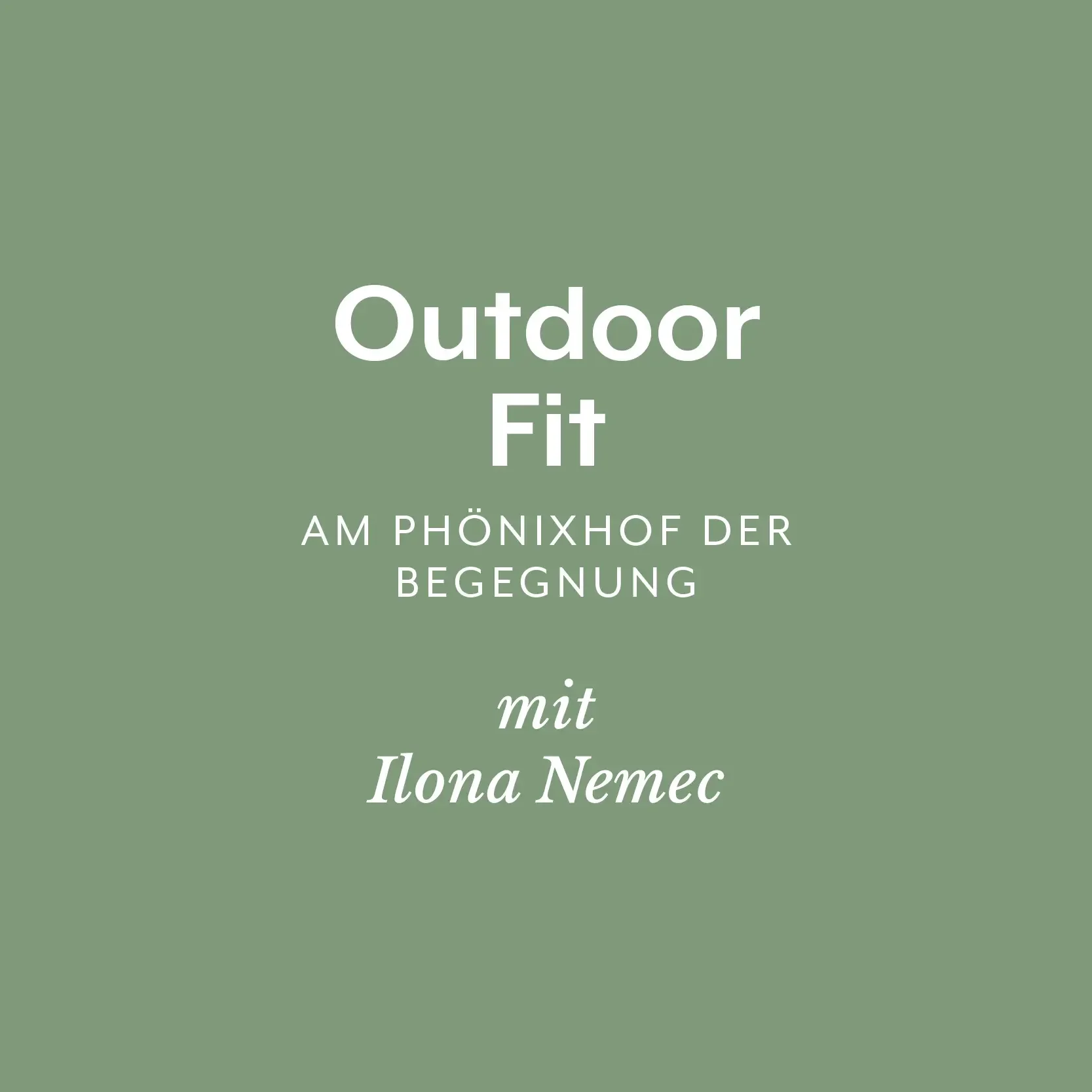 Outdoorfit am Phönixhof | Fitness