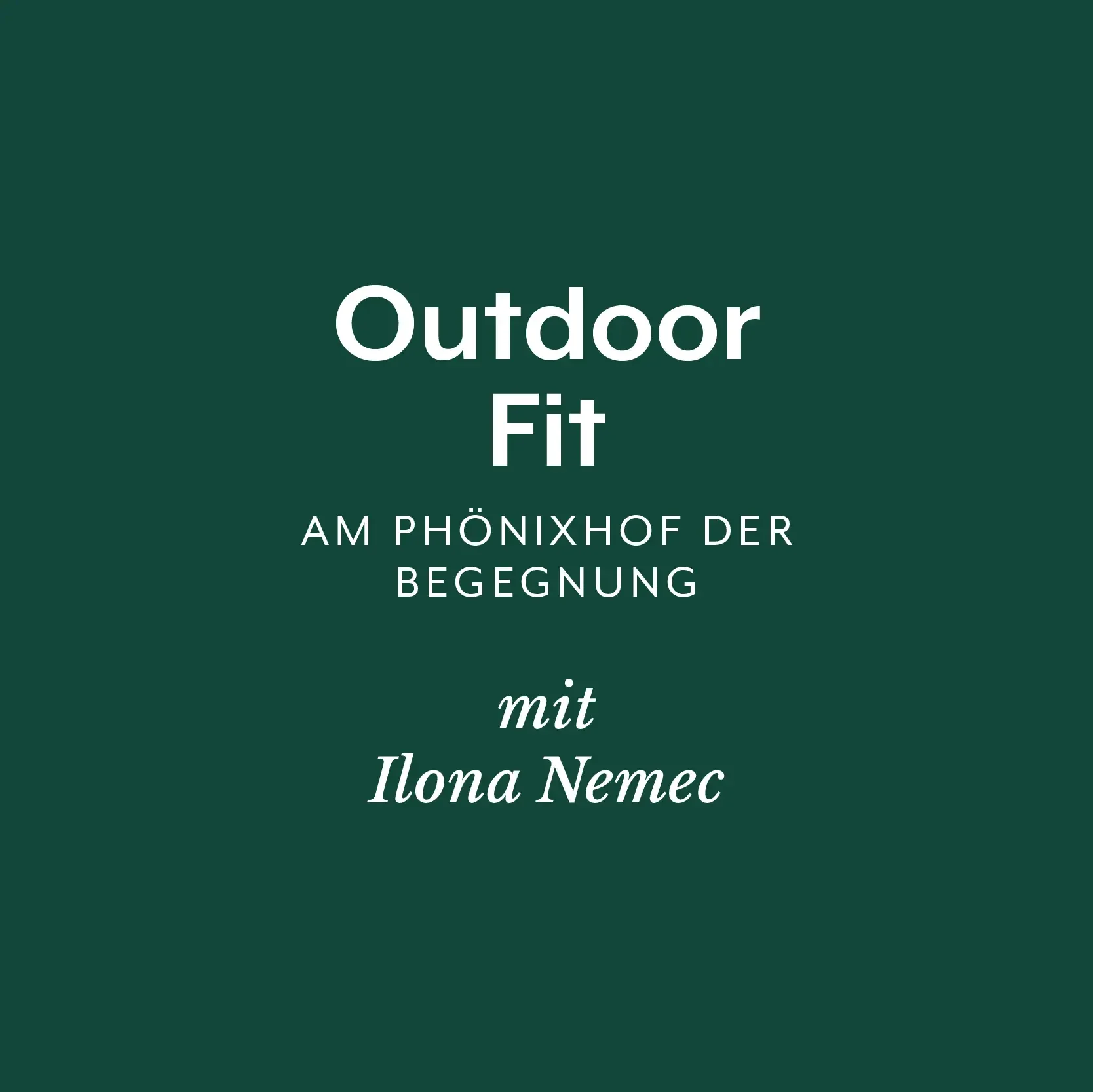 Outdoorfit am Phönixhof | Fitness