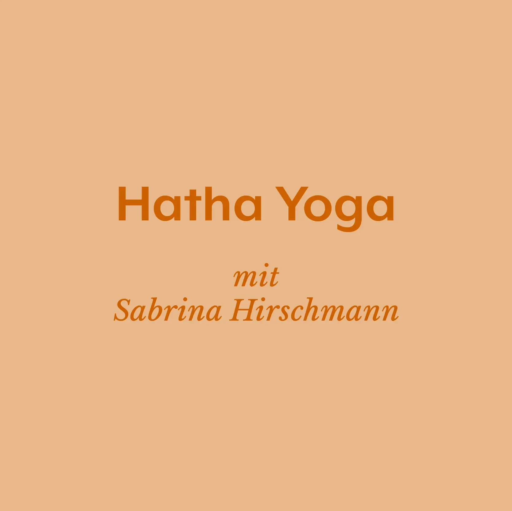 Hatha Yoga