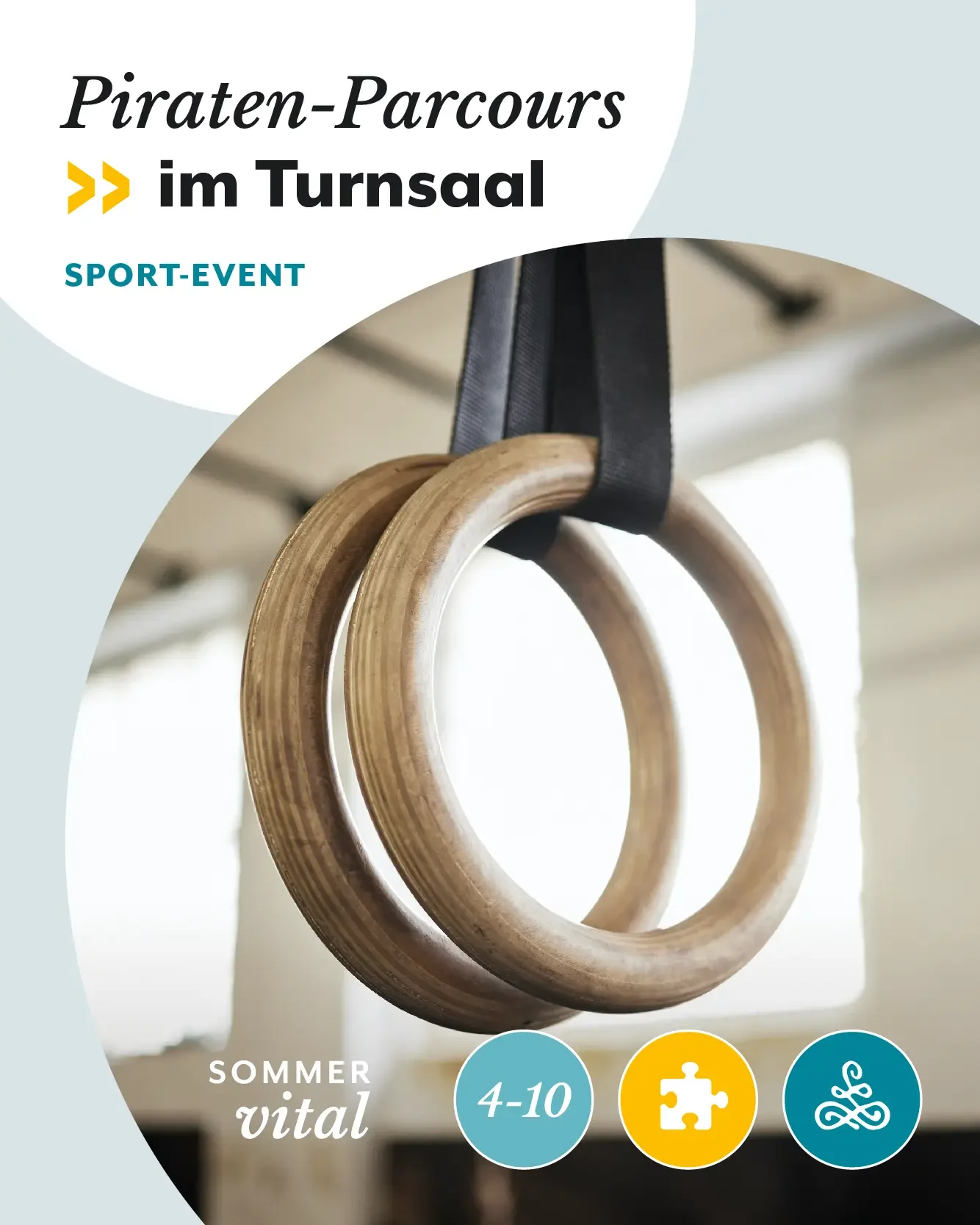 Piraten-Parcours im Turnsaal