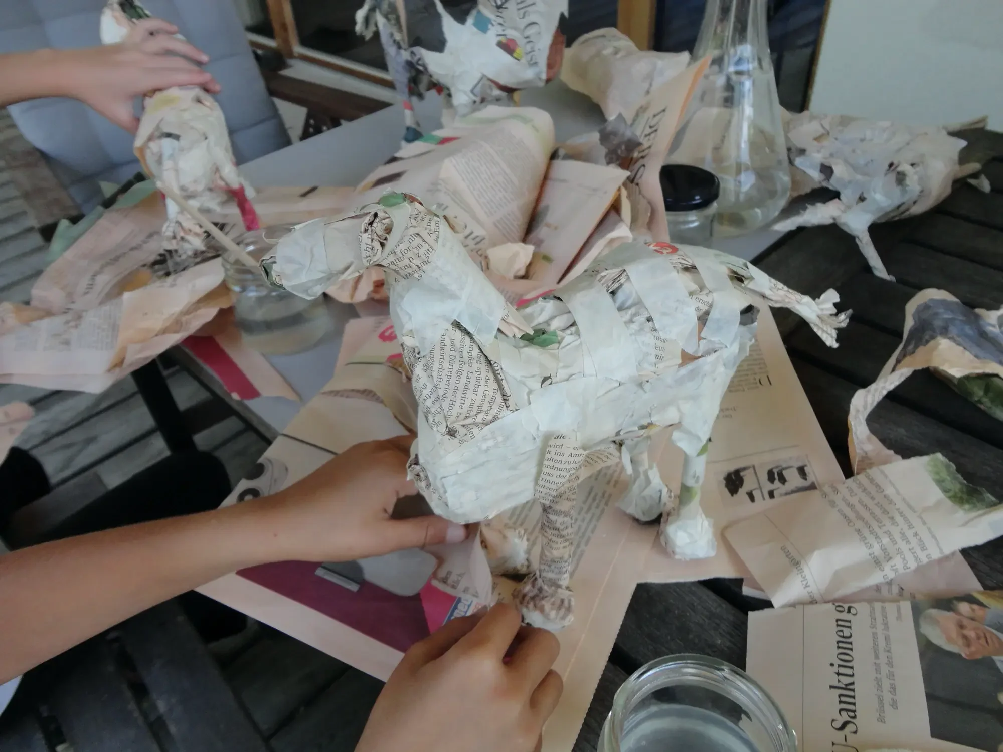 Papiersafari: Tiere aus Papier