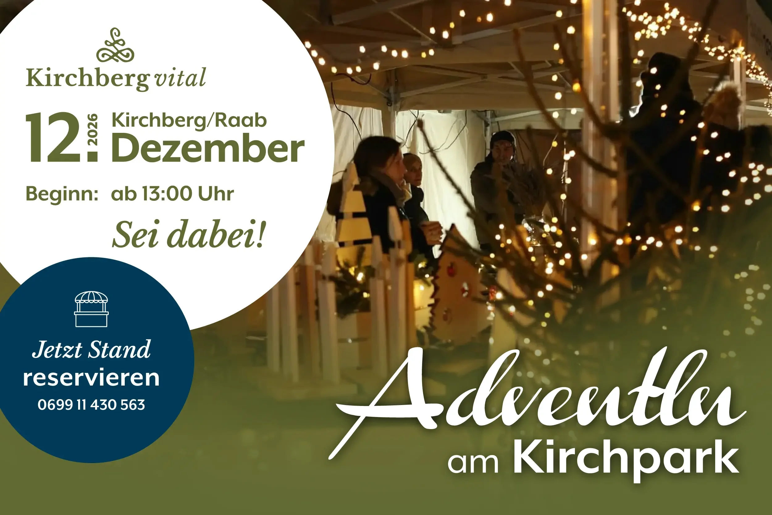 Adventln 2026: Jetzt Stand reservieren!