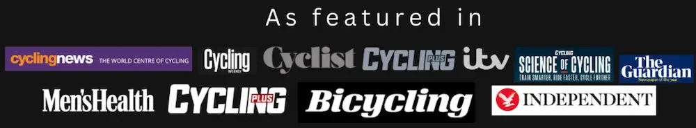 As featured in: Cycling Weekly, The Guardian, Bicycling Magazine, Men's Health, ITV