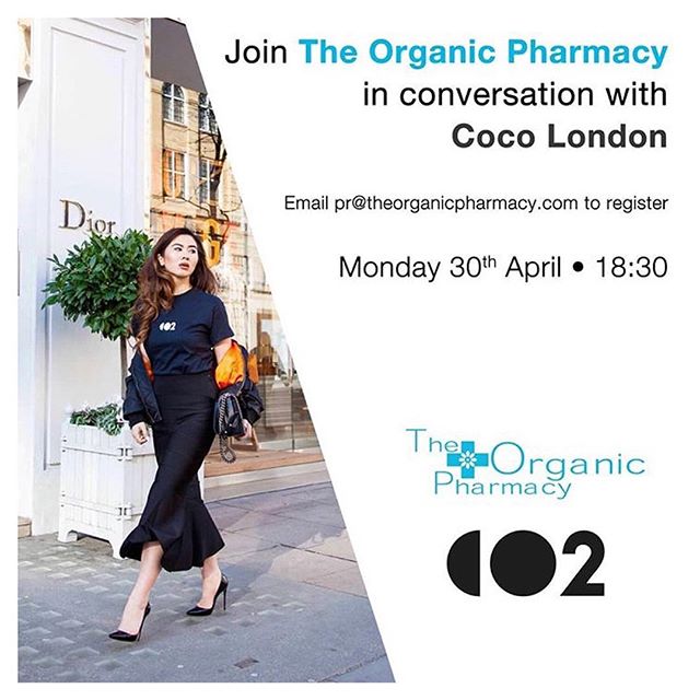 Super combo 🙌🏻 @theorganicpharmacy and luxury lifestyle blogger @cococoldn