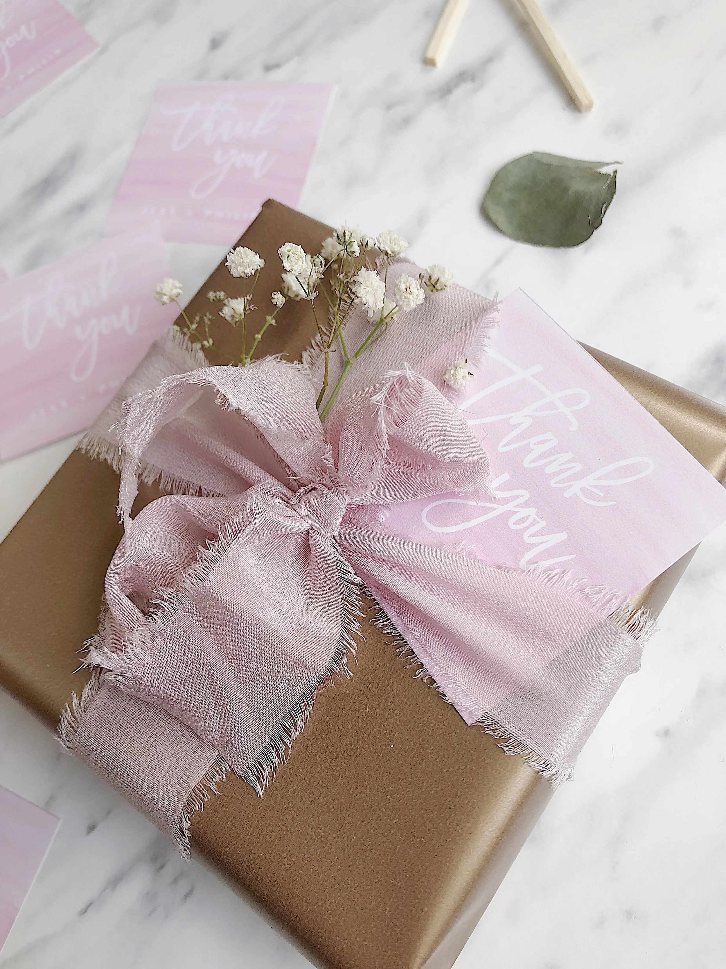 DIY Lovely thank you tags