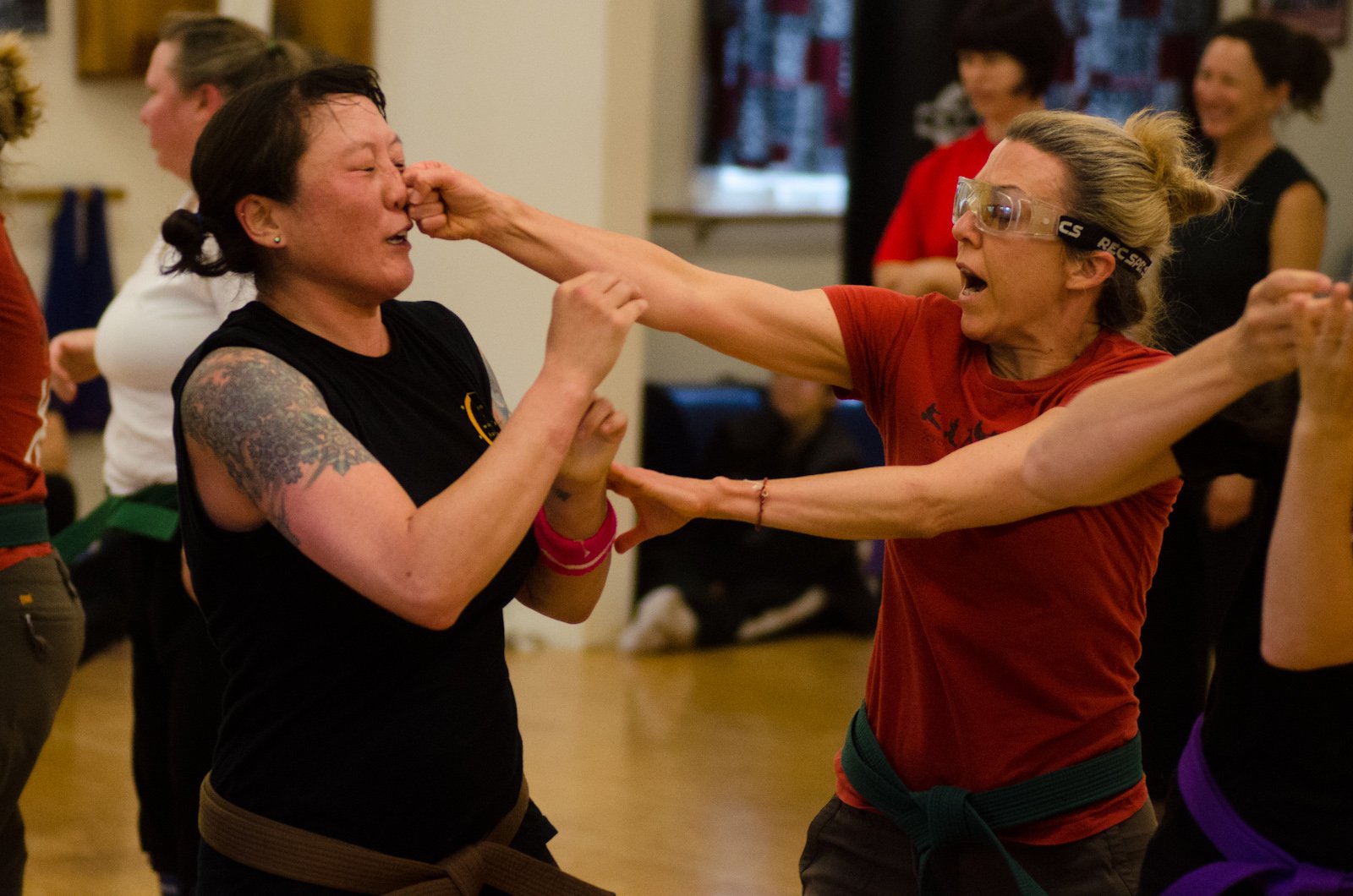 Dawn M, black belt