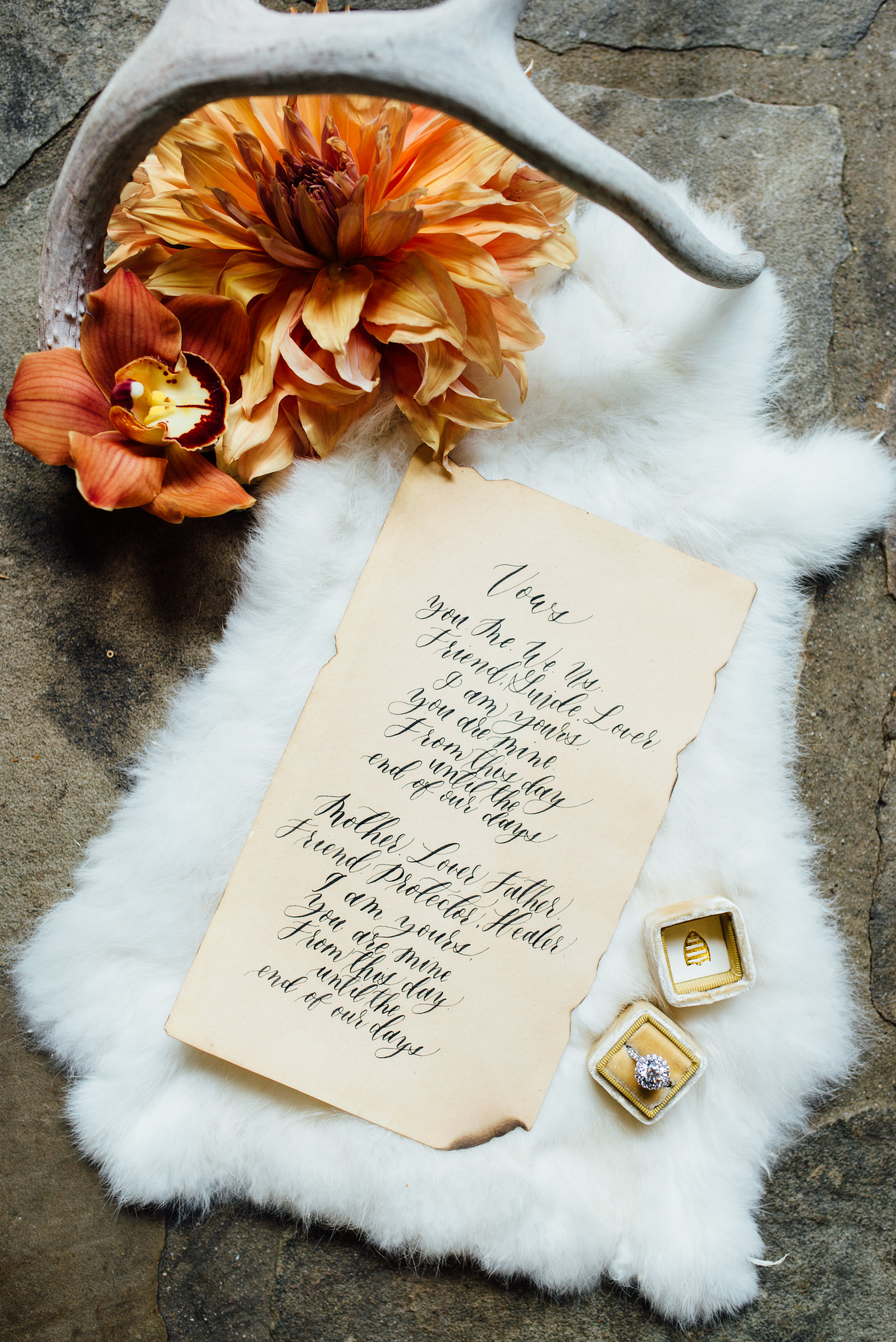 Game of Thrones Editorial Shoot by Whiskey &amp; White Events. At the Old Edwards Inn in Highlands, NC.&nbsp;  Photo by Cameron Reynolds Photography  Design &amp; Styling by Whiskey &amp; White Events  Paper by One and Only Paper  Calligraphy by Qui