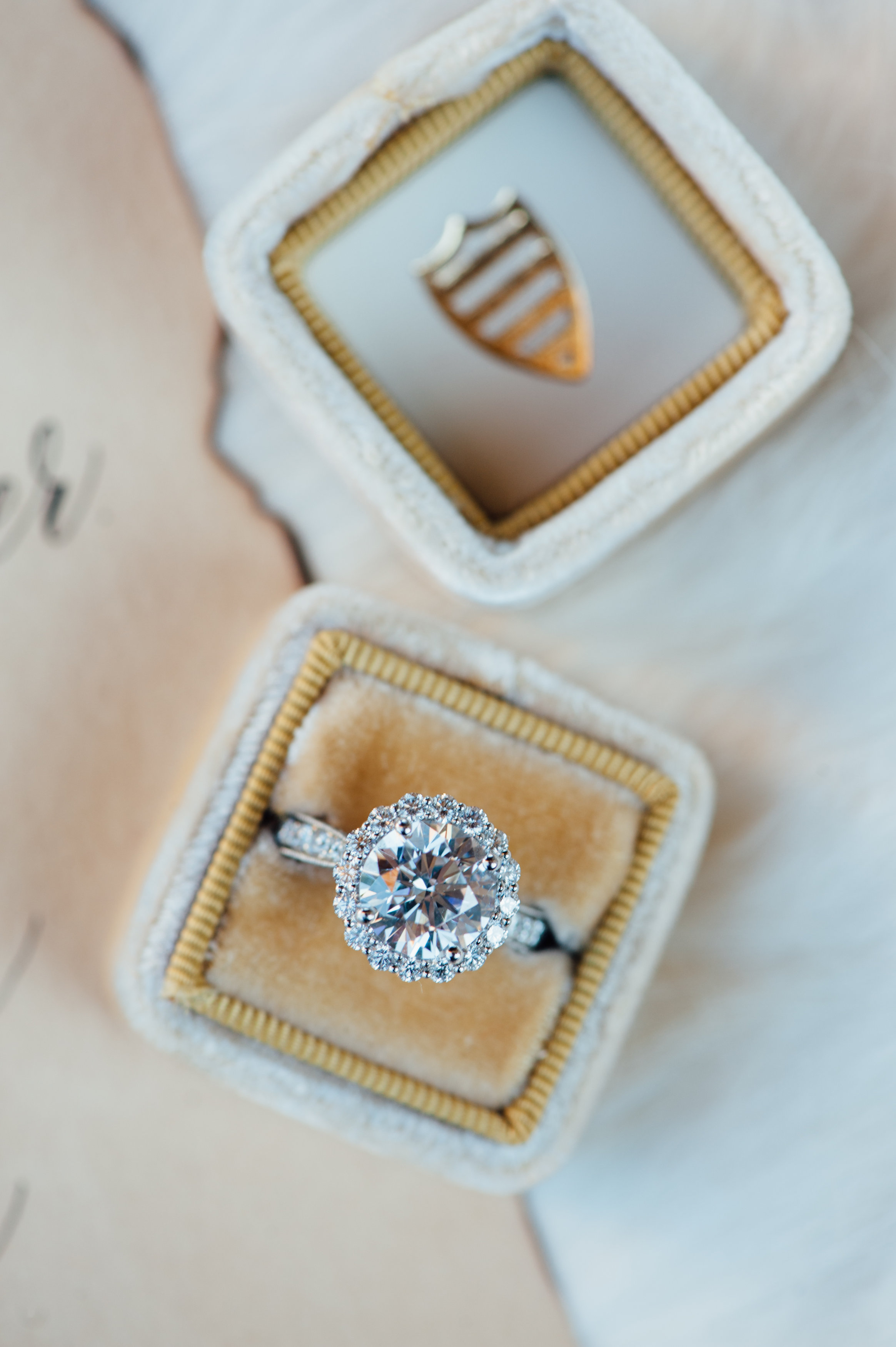 Game of Thrones Editorial Shoot by Whiskey & White Events. At the Old Edwards Inn in Highlands, NC. Photo by Cameron Reynolds Photography Design & Styling by Whiskey & White Events Paper by One and Only Paper Calligraphy by Quietude Co. Florals by Floressence Flowers Ring by Bailey's Fine Jewelry Ring Box by The Mrs. Box