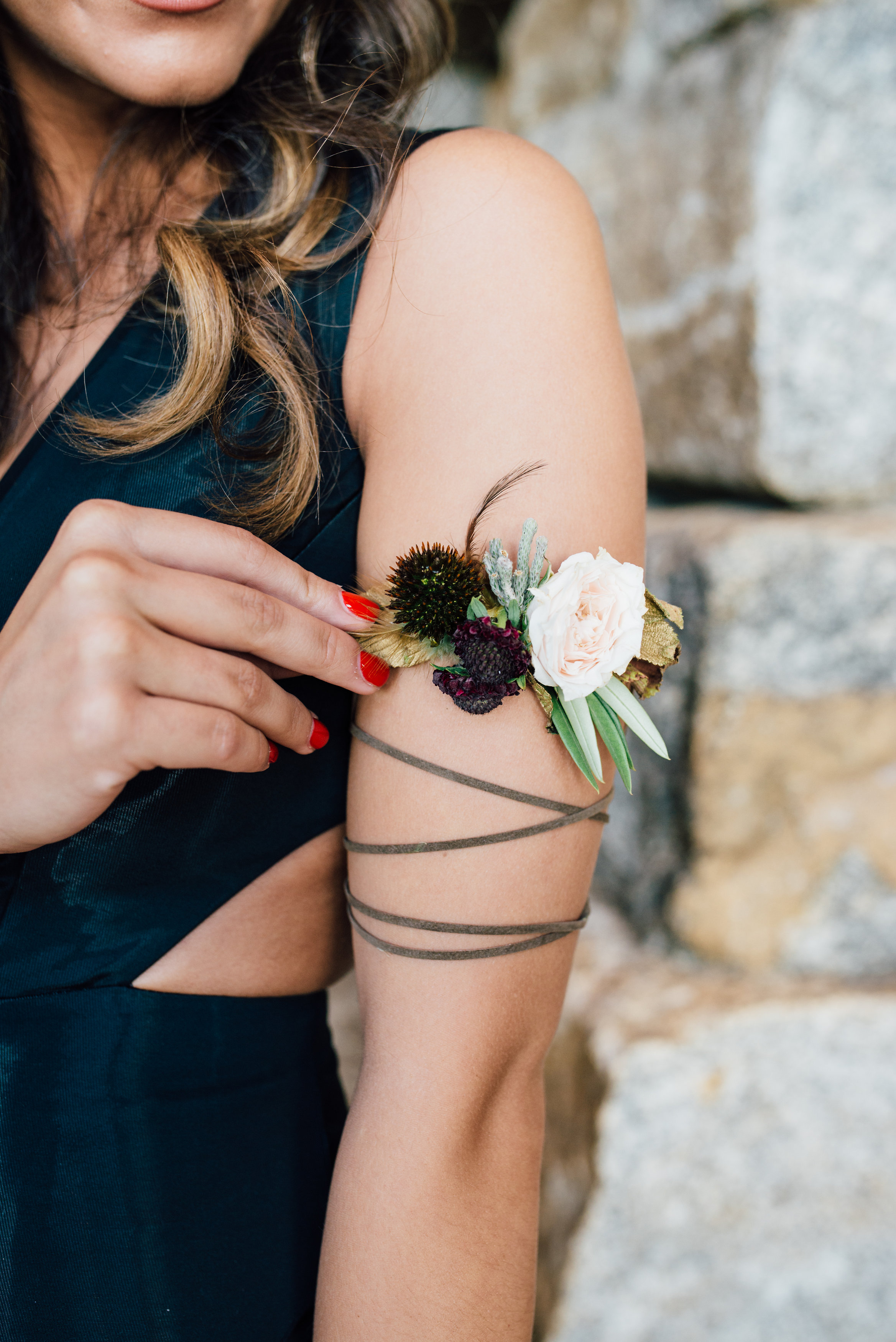  Game of Thrones Editorial Shoot by Whiskey &amp; White Events. At the Old Edwards Inn in Highlands, NC.&nbsp;  Photo by Cameron Reynolds Photography  Design &amp; Styling by Whiskey &amp; White Events  Model is Hannah Humanchuk  Floral armband by Fl
