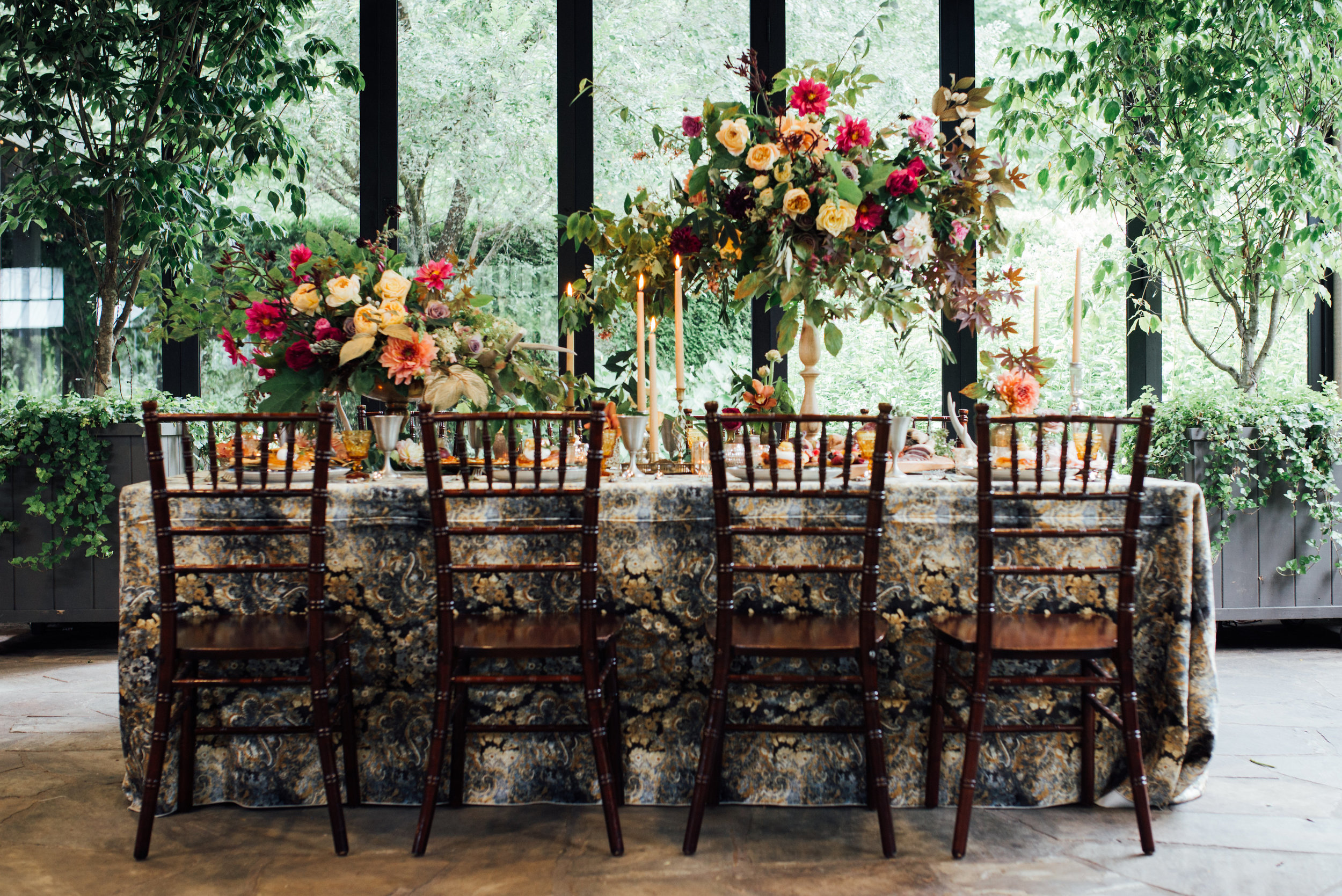  Game of Thrones Editorial Shoot by Whiskey &amp; White Events. At the Old Edwards Inn in Highlands, NC.&nbsp;  Photo by Cameron Reynolds Photography  Design &amp; Styling by Whiskey &amp; White Events  Menus by One and Only Paper  Florals by Floress