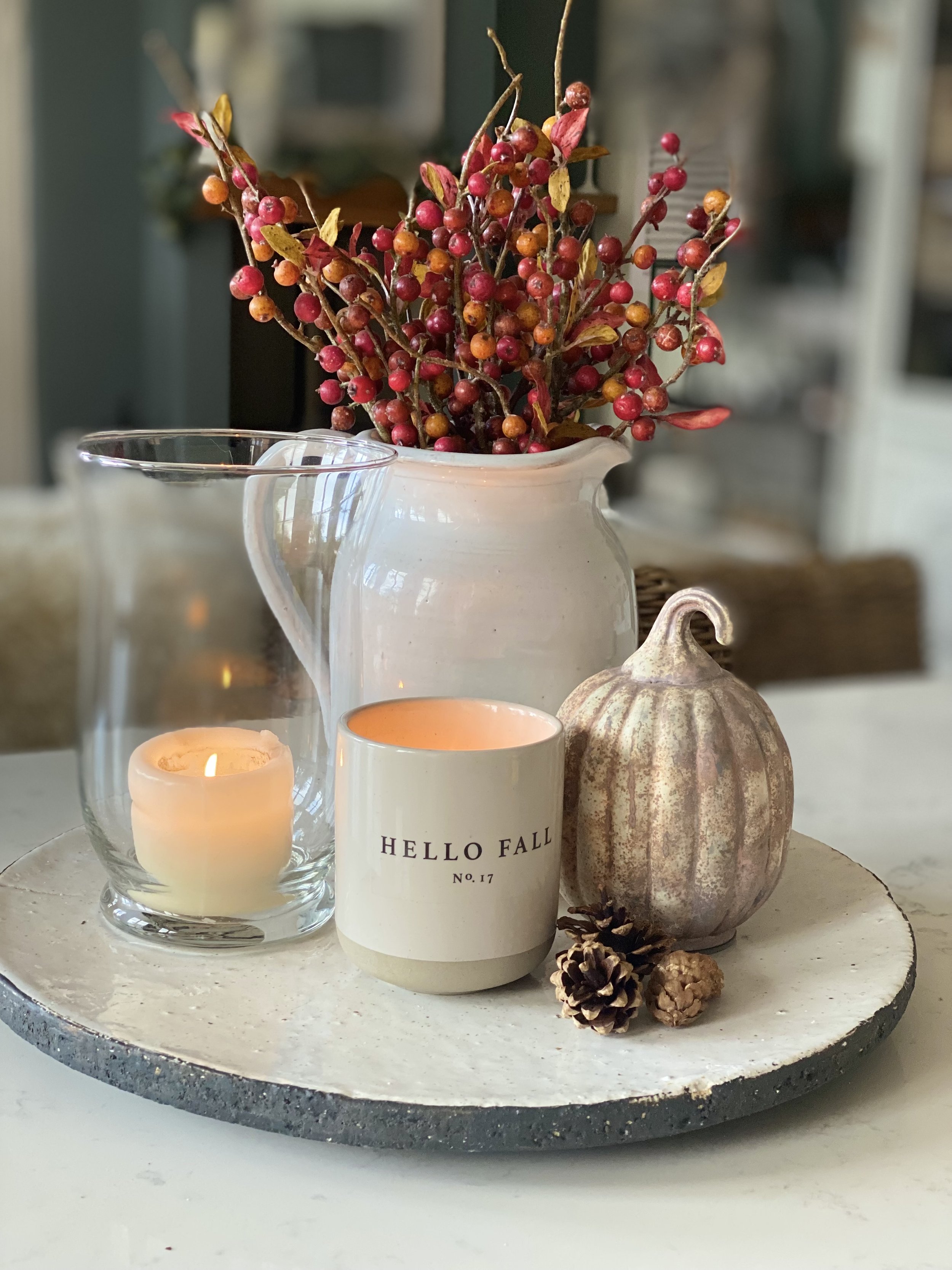 Antique white pumpkin