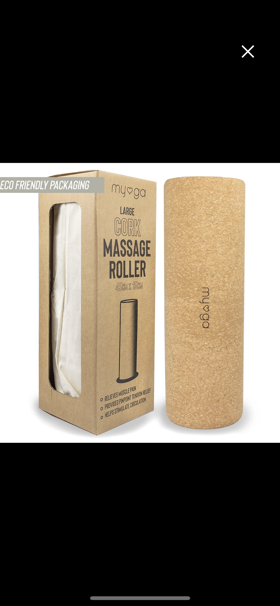 Myga cork massage roller
