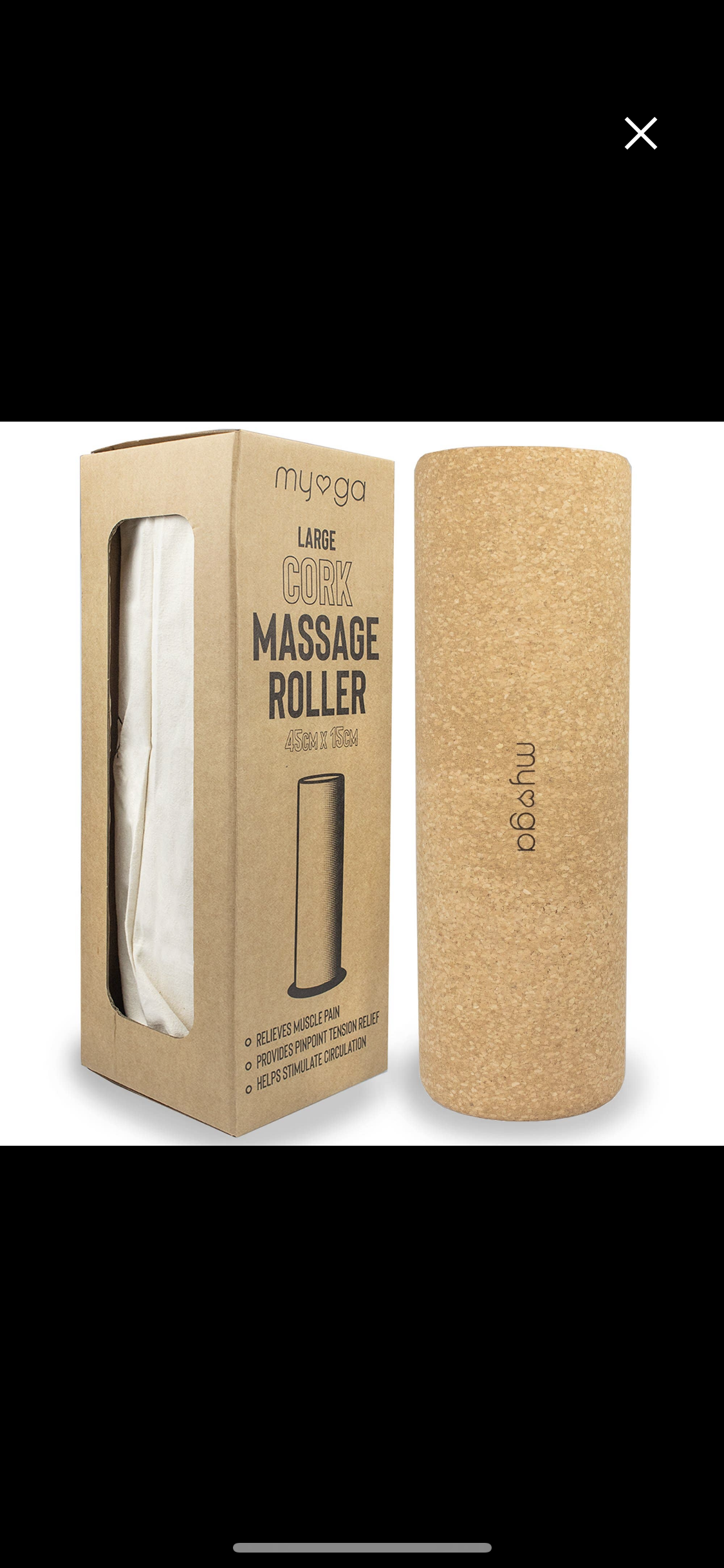 Myga cork massage roller