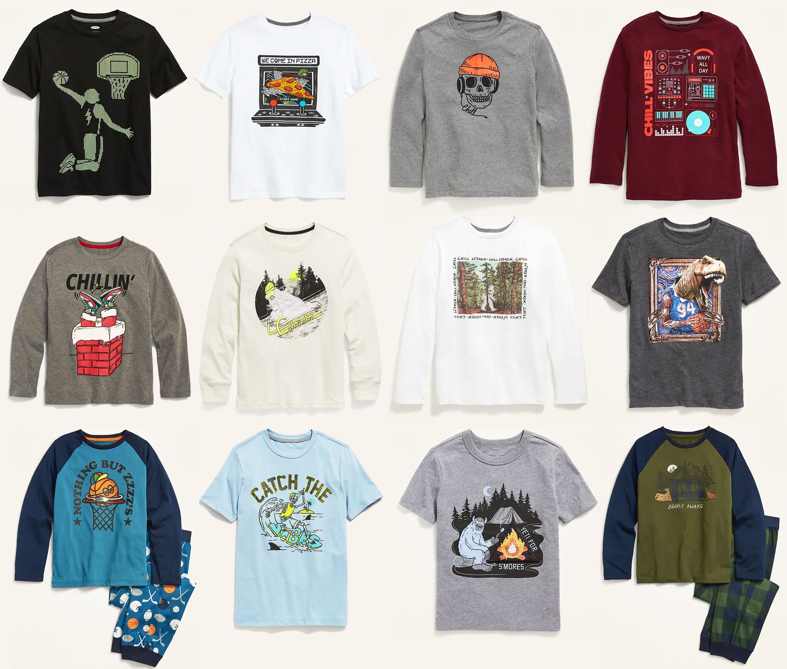 OLD NAVY - BOYS GRAPHIC TEES