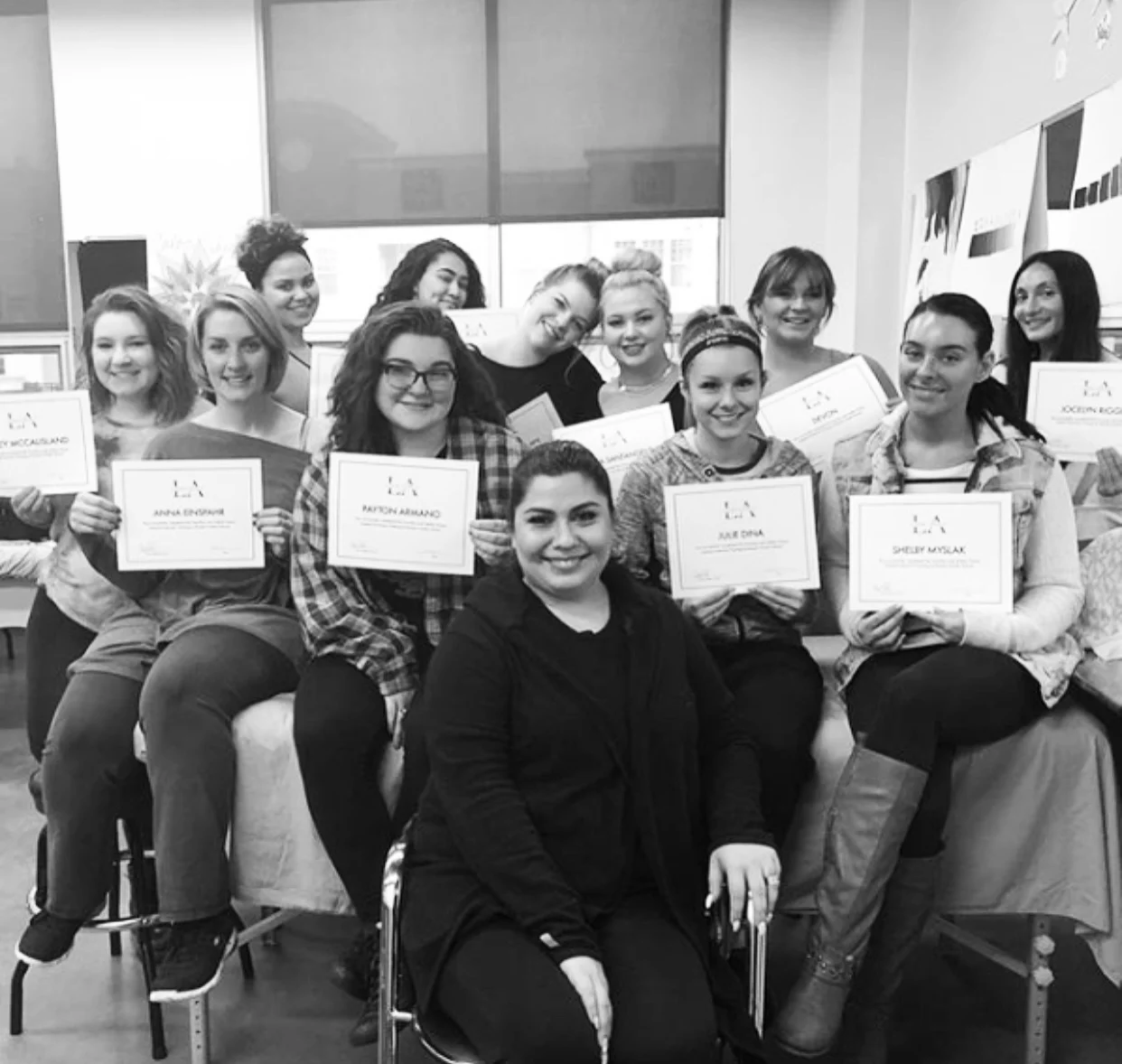training at rizzieri aveda school