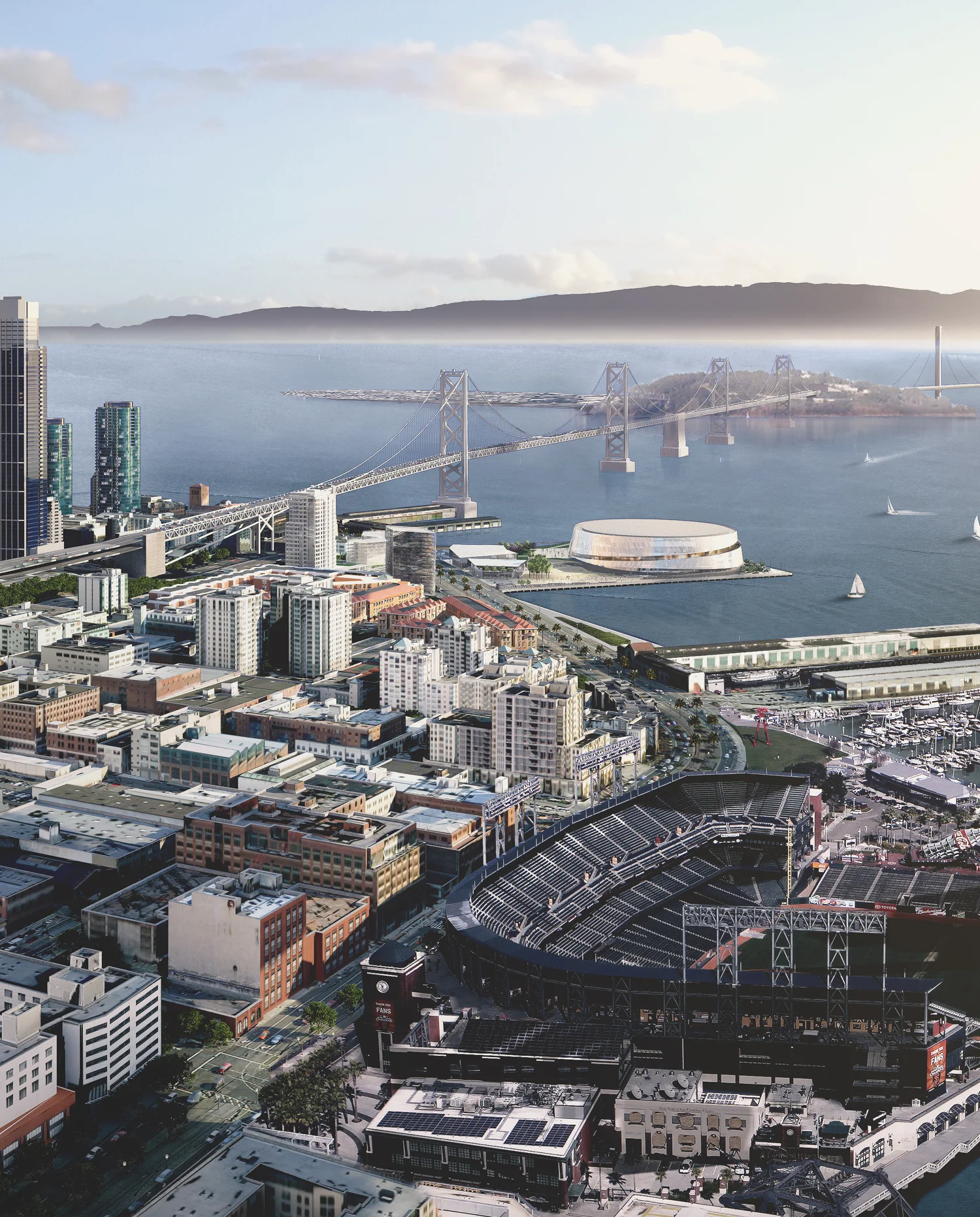 Golden State Warriors Arena + Waterfront Park