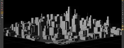 base CGI done by my S.O. which could be built into futuristic city, but it just took too much fuckin work to do it this way. Forget about it!