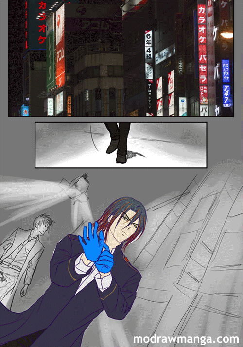 Started with a sketch, then photo placeholder is to give a decent idea what I want to put in there. Once the basic is established, just keep detailing from there.