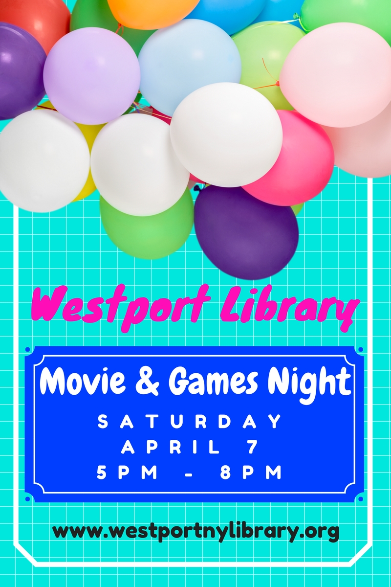 Saturday Movies and Games Night at the Library