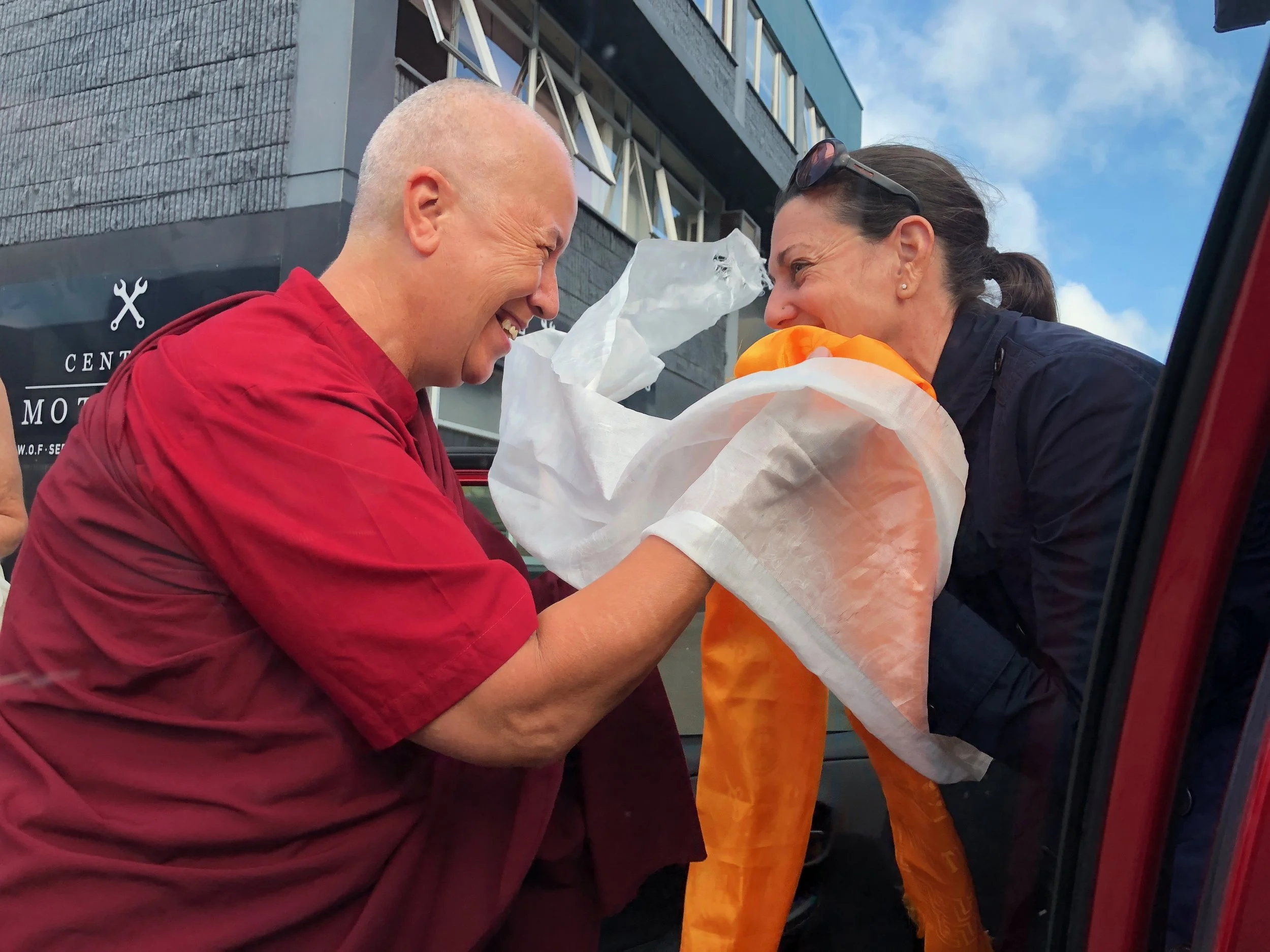 Arriving to the Summer School at Nyima Tashi in Auckland New Zealand