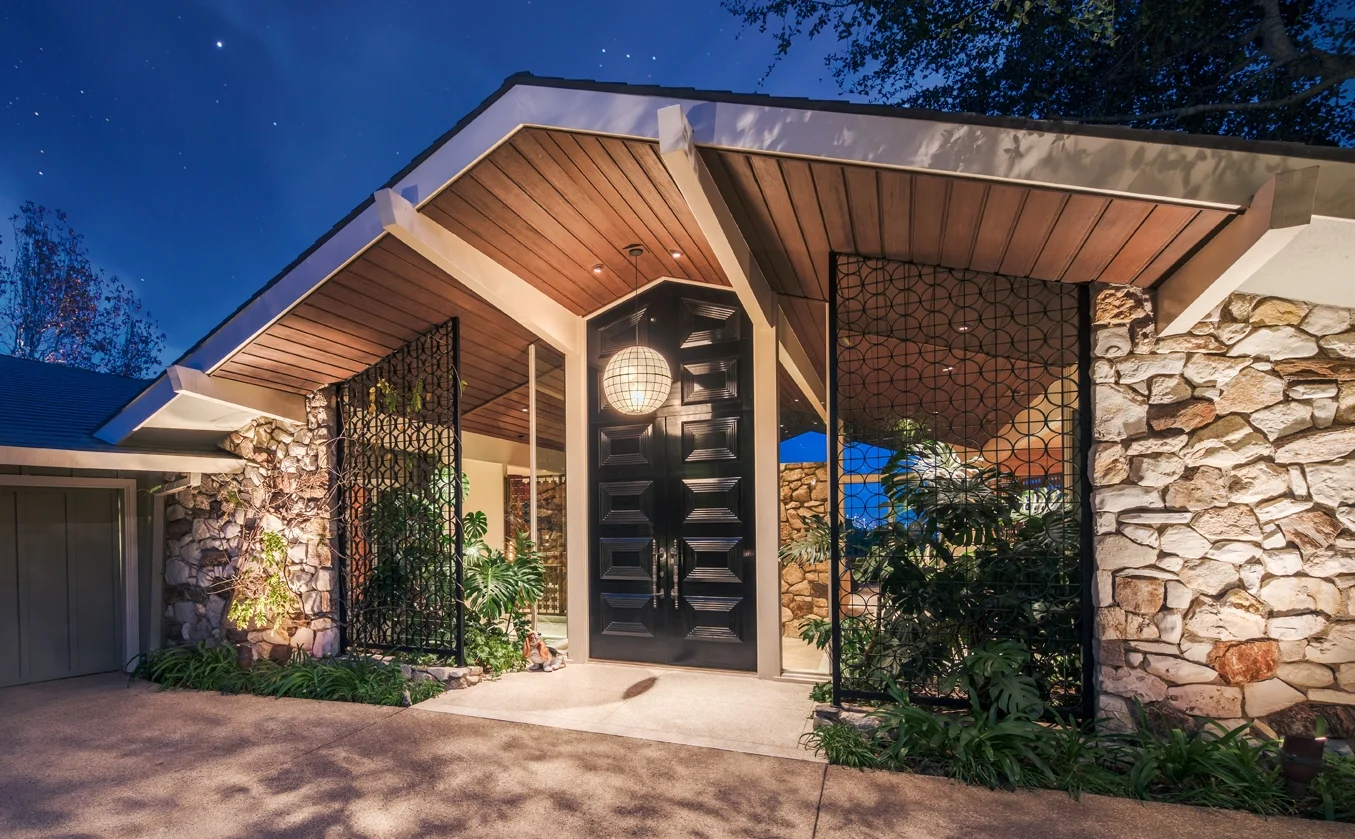 542 Bellagio Terrace | Bel-Air Listed at $8,750,000 Magnificent example of Mid-Century Architecture in Bel-Air . Painstakingly restored with a keen eye to every detail. Over an acre and one-half of grounds with trails that lead to a green house and hand-built tree house. For the discerning buyer who is looking for a chic lifestyle and architectural integrity.