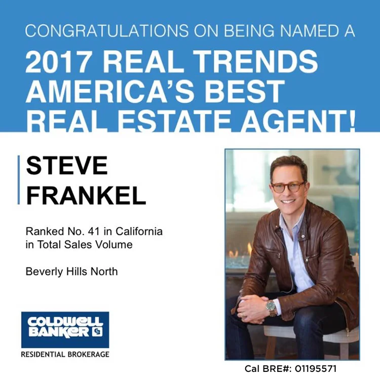 WSJ Reveals Top Agents Announcing Steve Frankel Individuals by Sales Volume