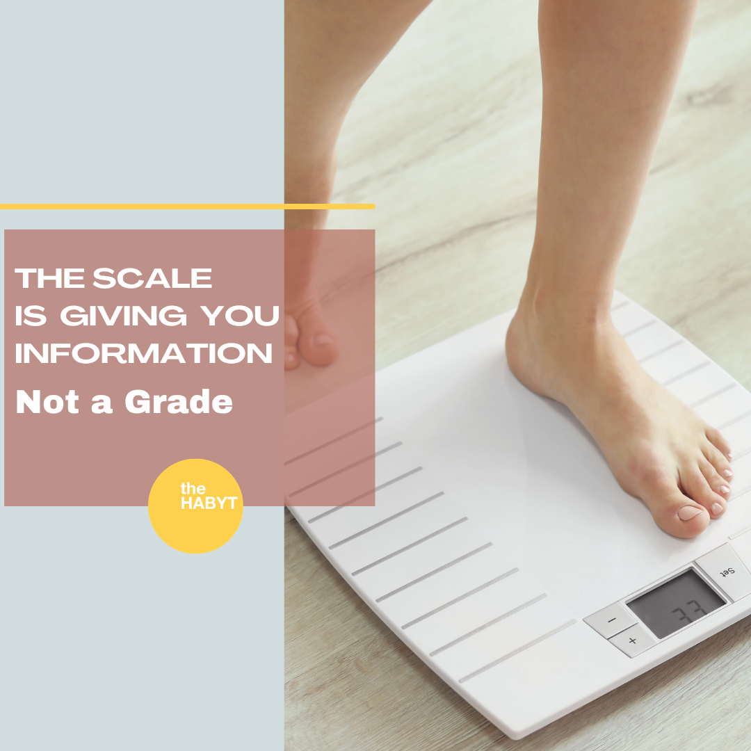The Scale Is Giving You Information, Not a Grade 📊